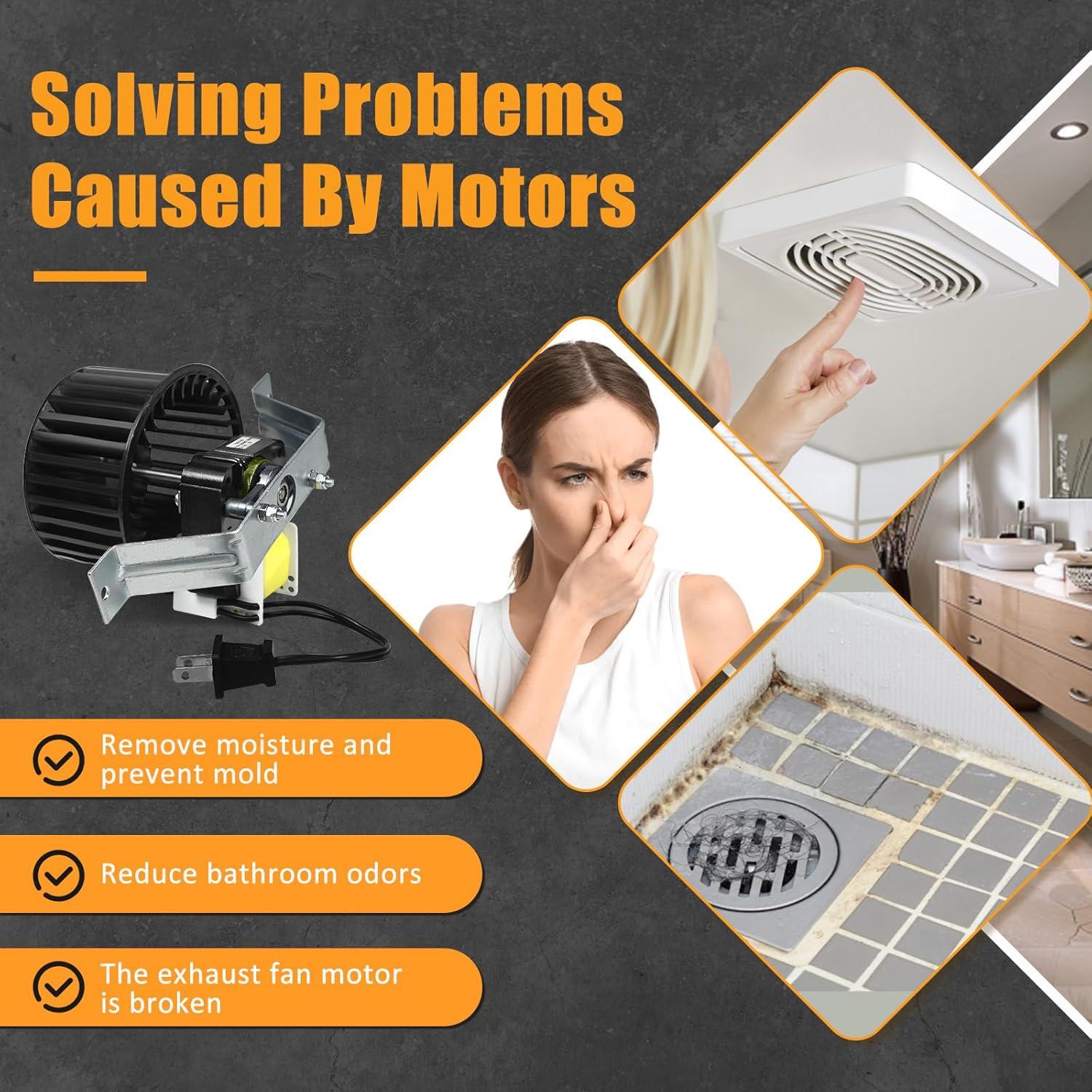 Motor de Ventilador de Escape 85598000 REEPLAR Compatible Nutone