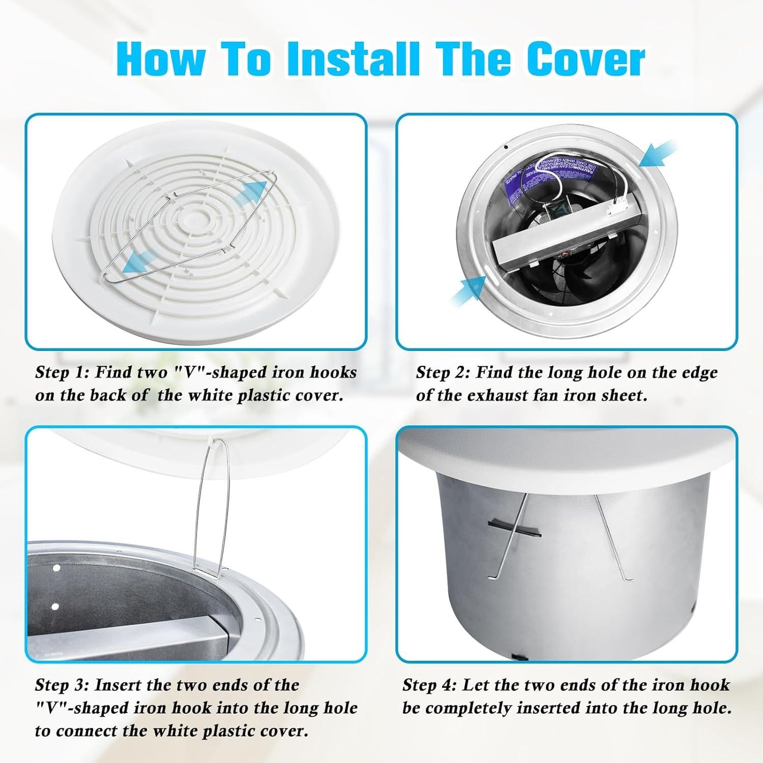 Ventilador Extractor de Baño BSTSLL V2262-50 50 CFM 1 Sone