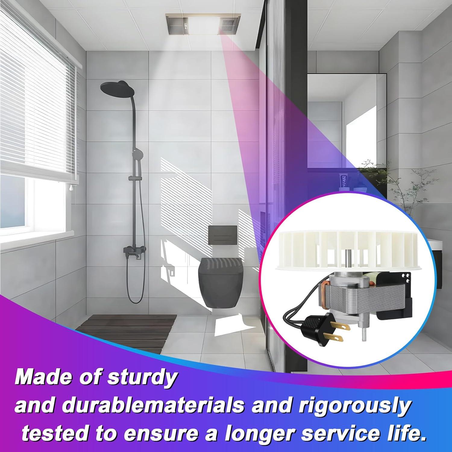 Motor de Reemplazo S89850000 para Ventilador de Baño - Silencioso