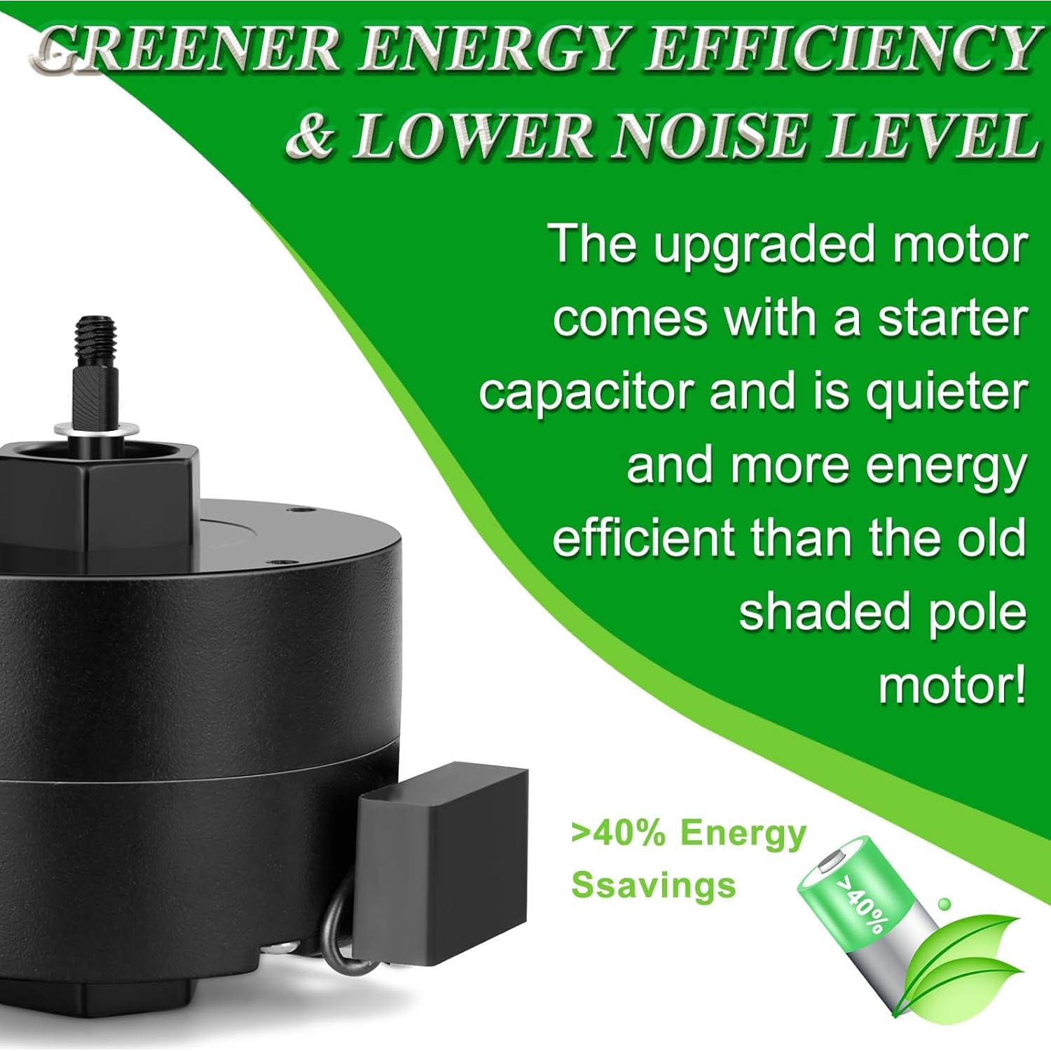 Motor y Rueda de Soplador Nutone 23405Ser 3.3" (8.38 cm) 5 Años