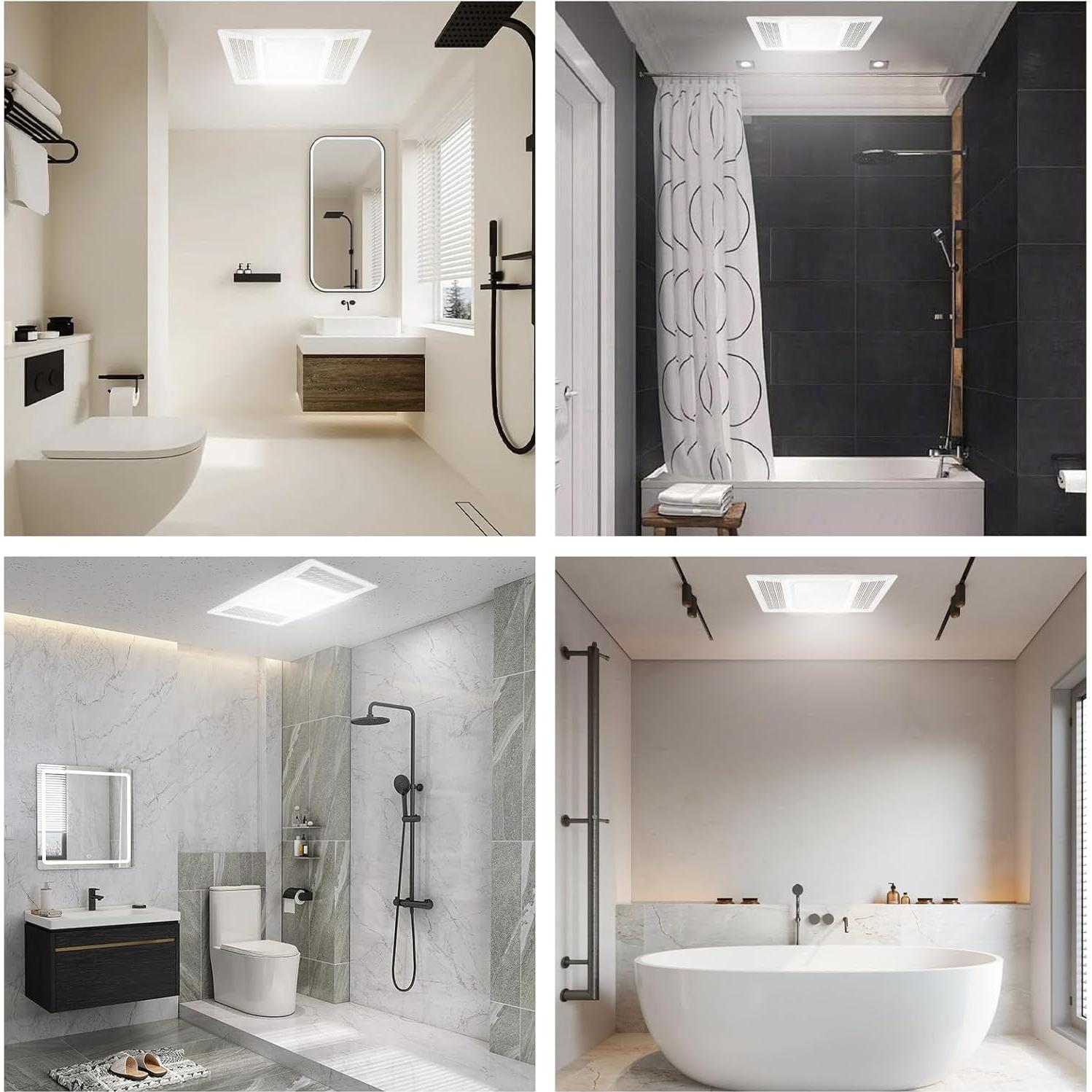 Kit de Reemplazo Rejilla y Lente Ventilador Baño Osyyhe S97013662