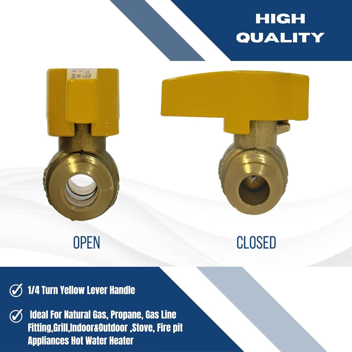 Válvula de Gas XFITTING 3/8" Flare - Propano y Natural