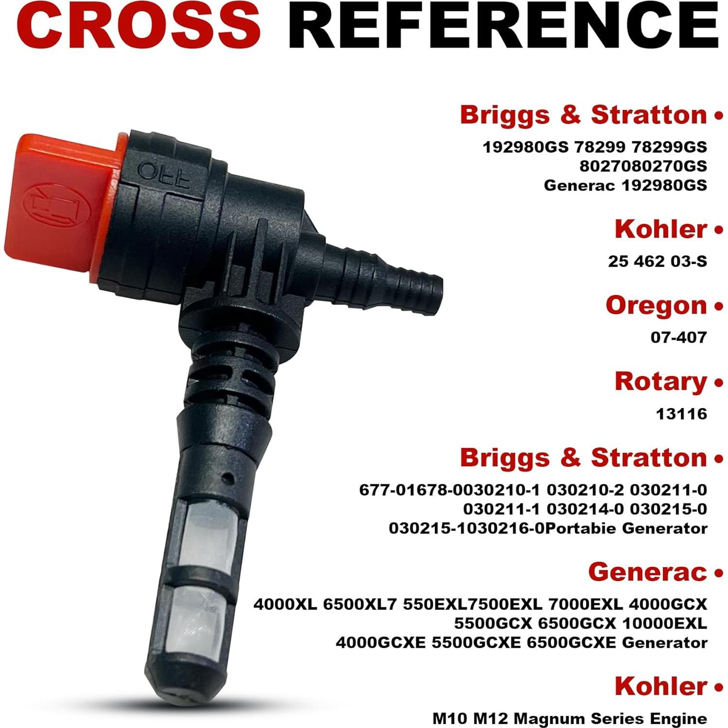 Válvula de Cierre de Gas 90 Grados EVGW con Abrazadera - Reemplazo Kohler