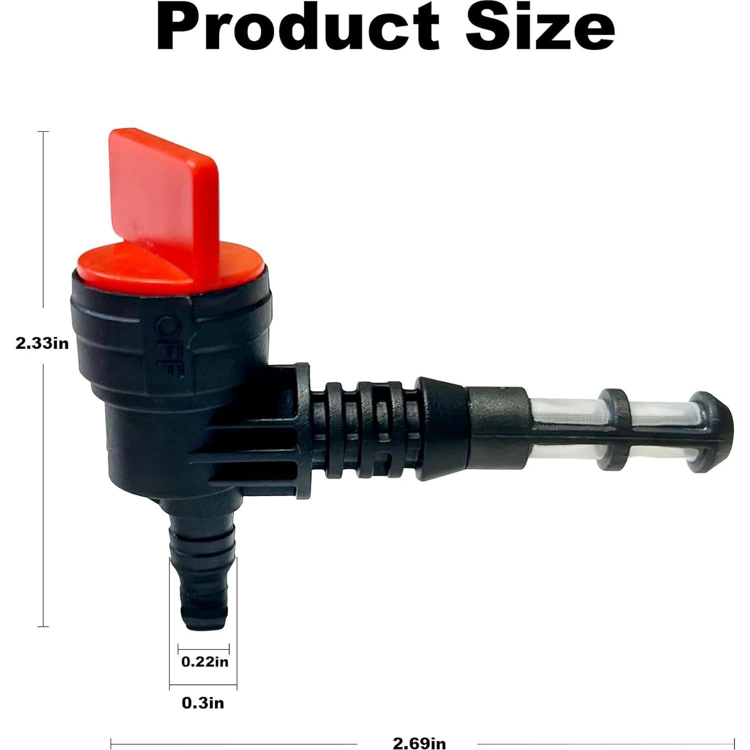 Válvula de Cierre de Gas 90 Grados EVGW con Abrazadera - Reemplazo Kohler