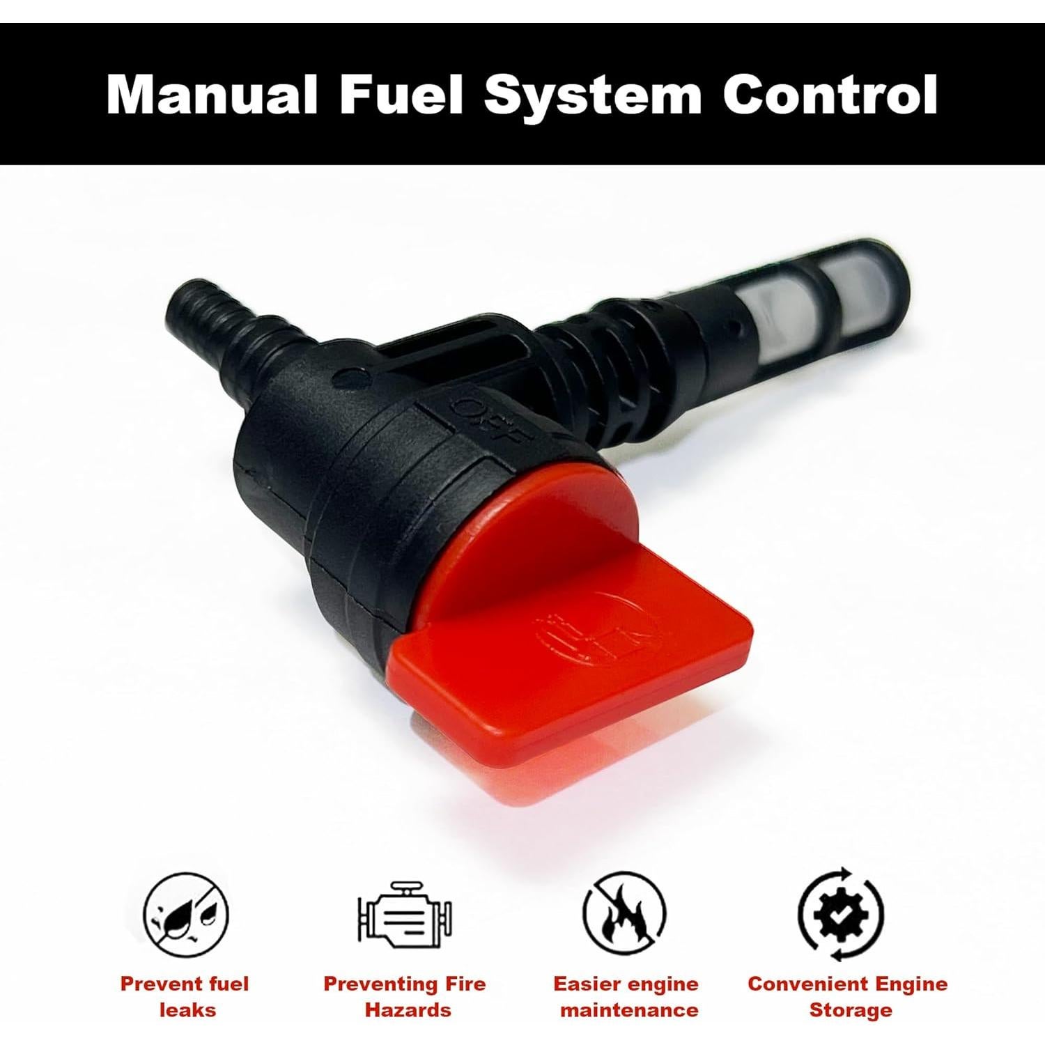 Válvula de Cierre de Gas 90 Grados EVGW con Abrazadera - Reemplazo Kohler