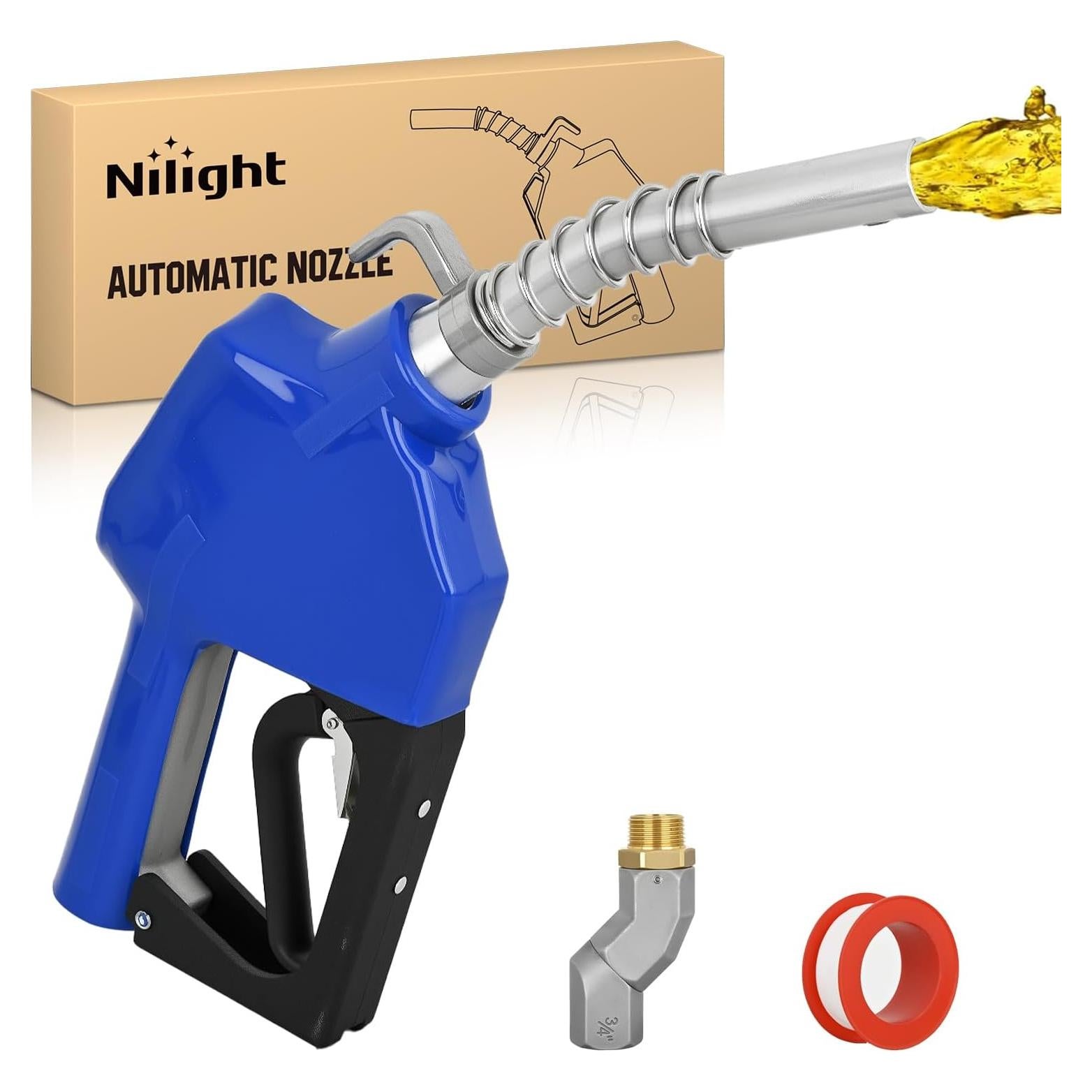 Boquilla de Combustible Nilight 3/4" Automática con Giratorio