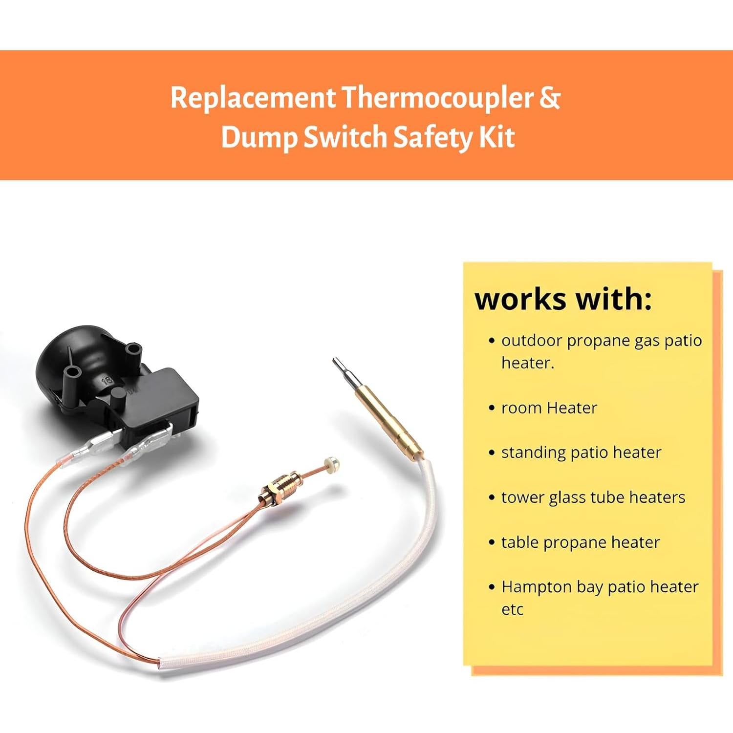 Repuestos IDEASURE para Calentadores de Patio - Termopar 60 cm