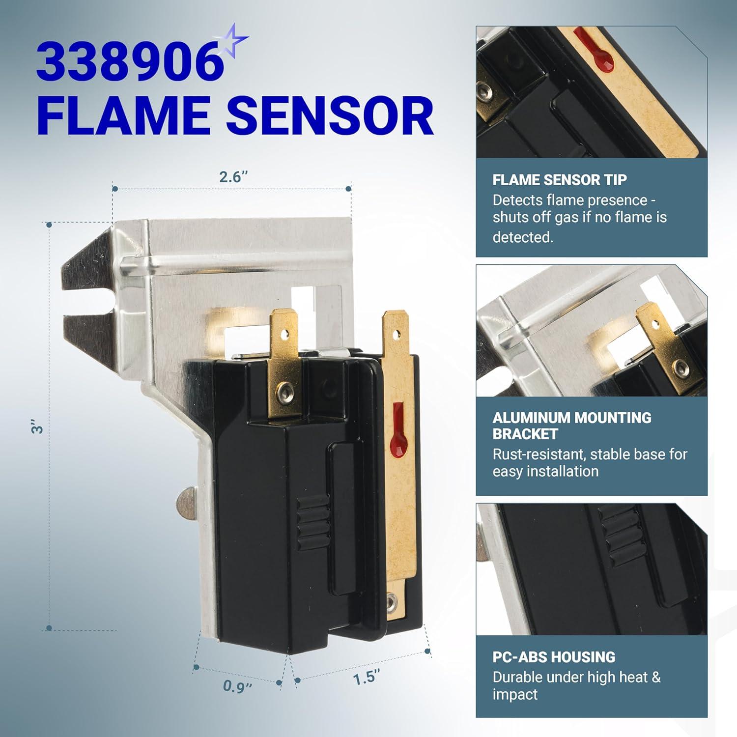 Kit de Reparación Secadora Gas BlueStars 338906 279311 279834