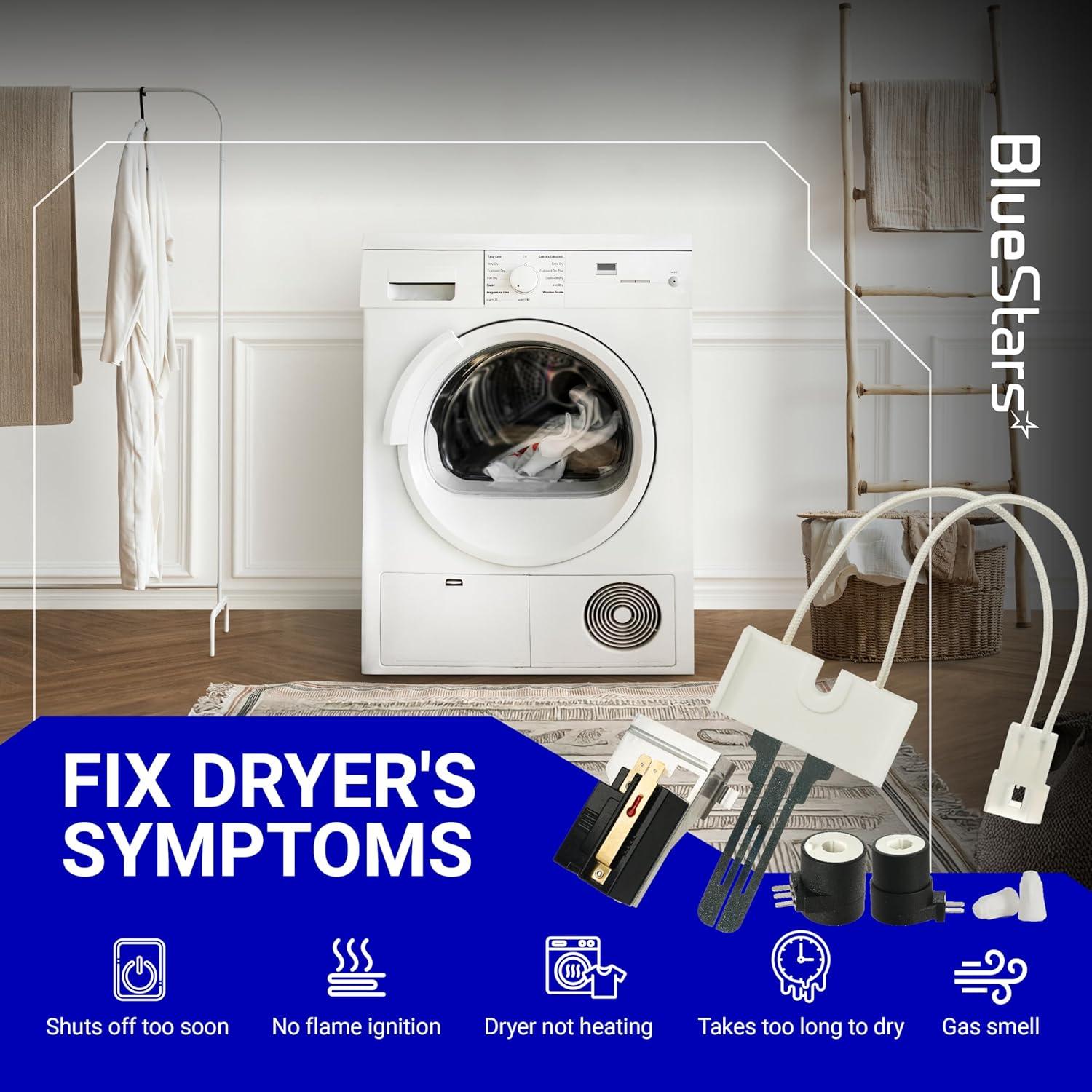 Kit de Reparación Secadora Gas BlueStars 338906 279311 279834