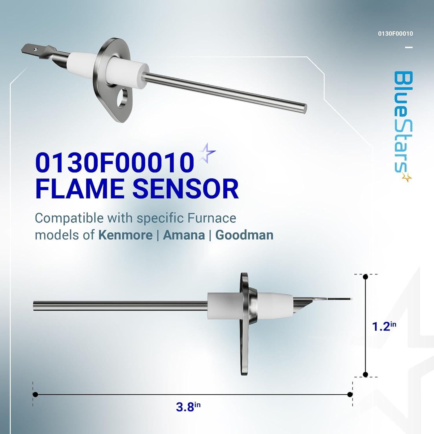 Sensor de Llama de Horno BlueStars 0130F00010 - Paquete de 3
