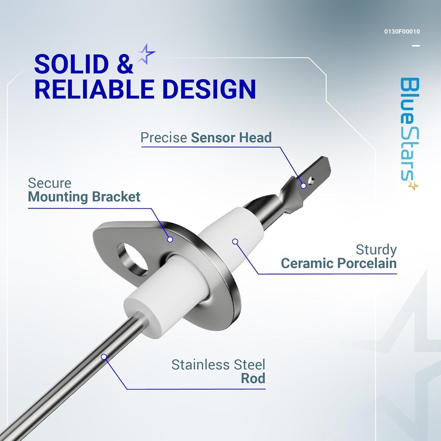Sensor de Llama de Horno BlueStars 0130F00010 - Paquete de 3