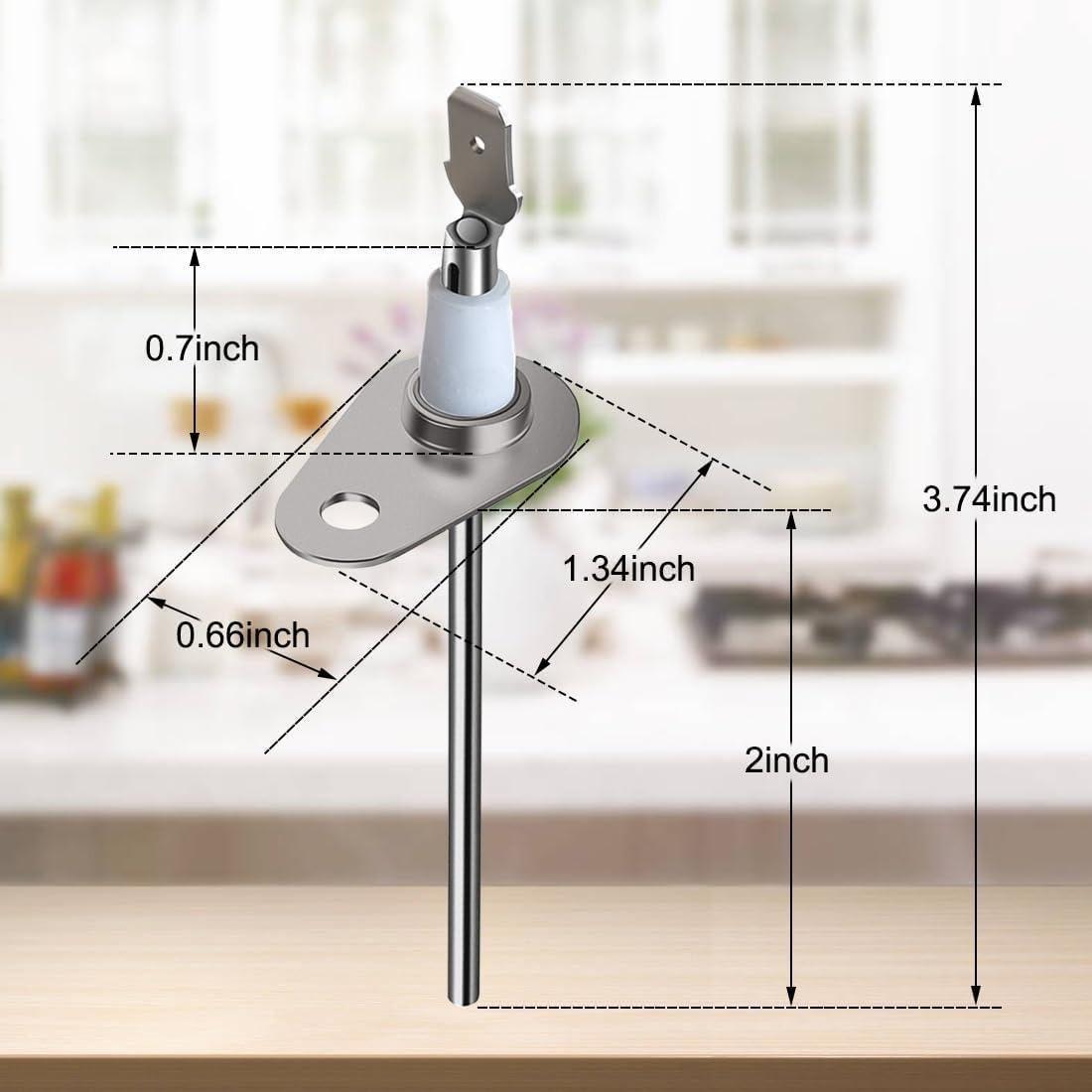 Sensor de llama de horno Guweta 0130F00010 - Paquete de 6
