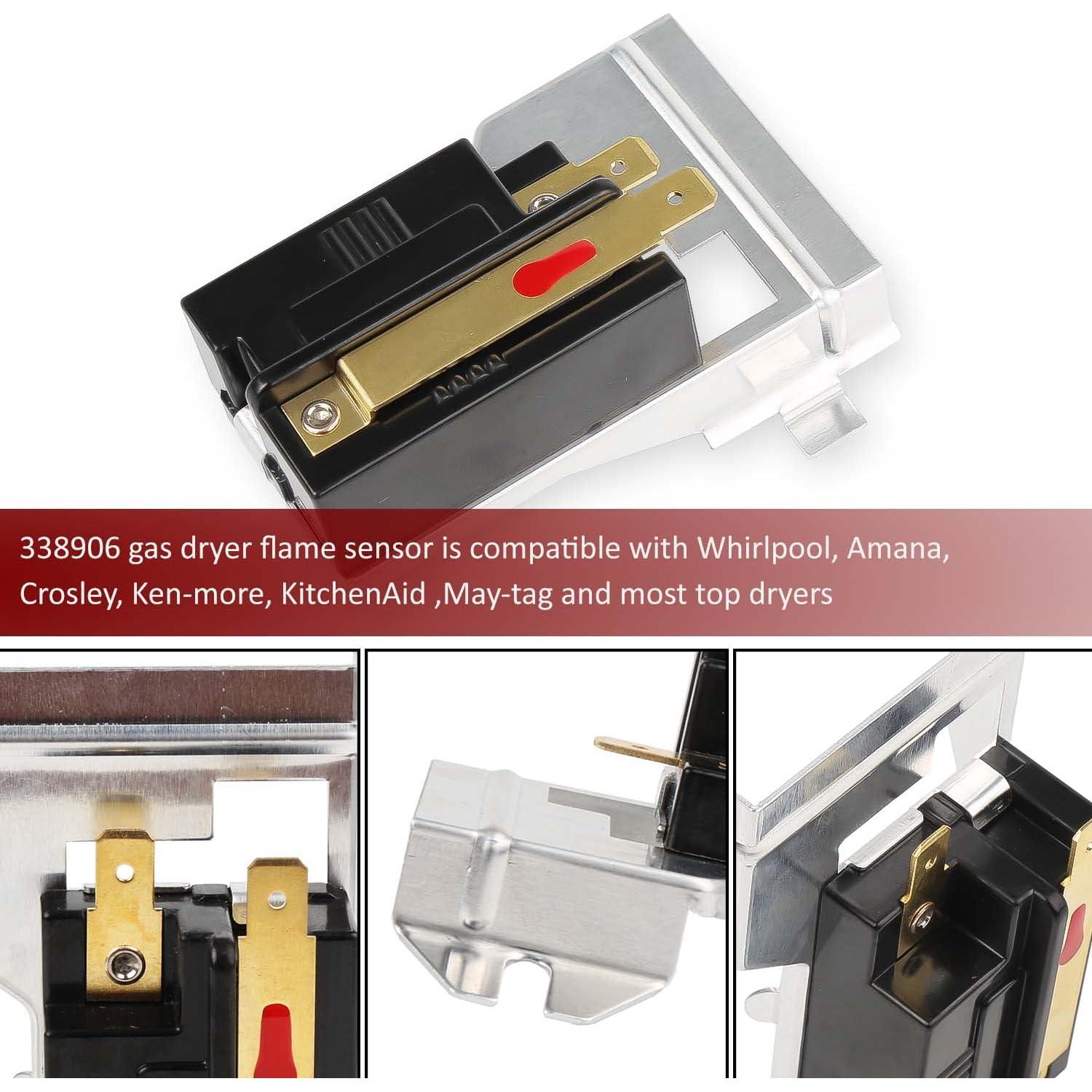 Sensor de Llama Secadora Gas Seentech 338906 Compatible Whirlpool