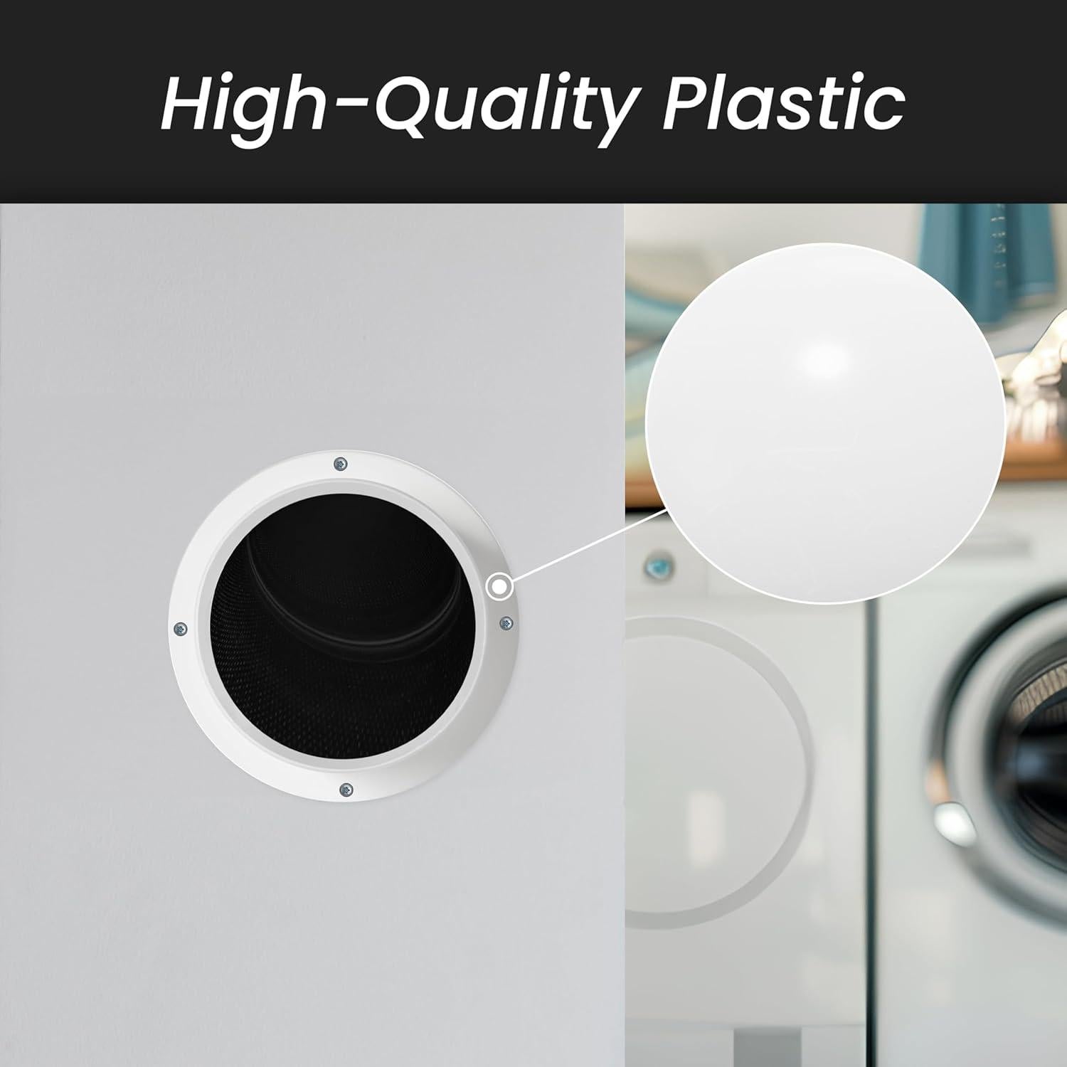 Conector de Ducto Brida Plástico 10.16 cm Repa Market