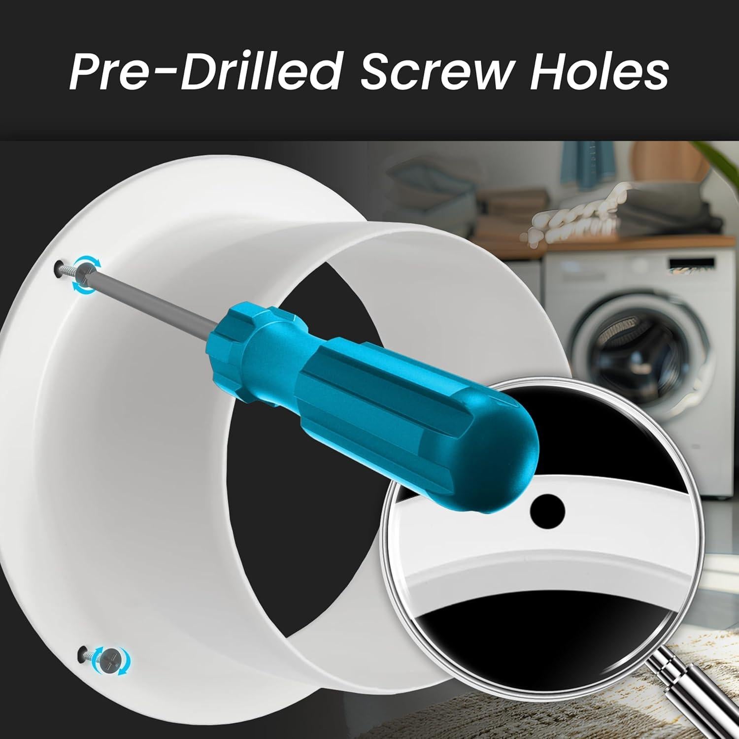 Conector de Ducto Brida Plástico 10.16 cm Repa Market