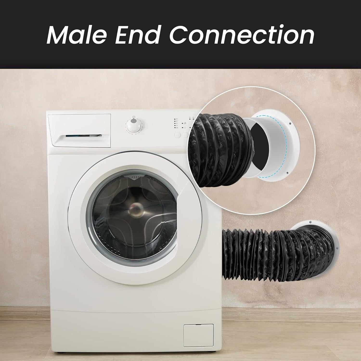 Conector de Ducto Brida Plástico 10.16 cm Repa Market