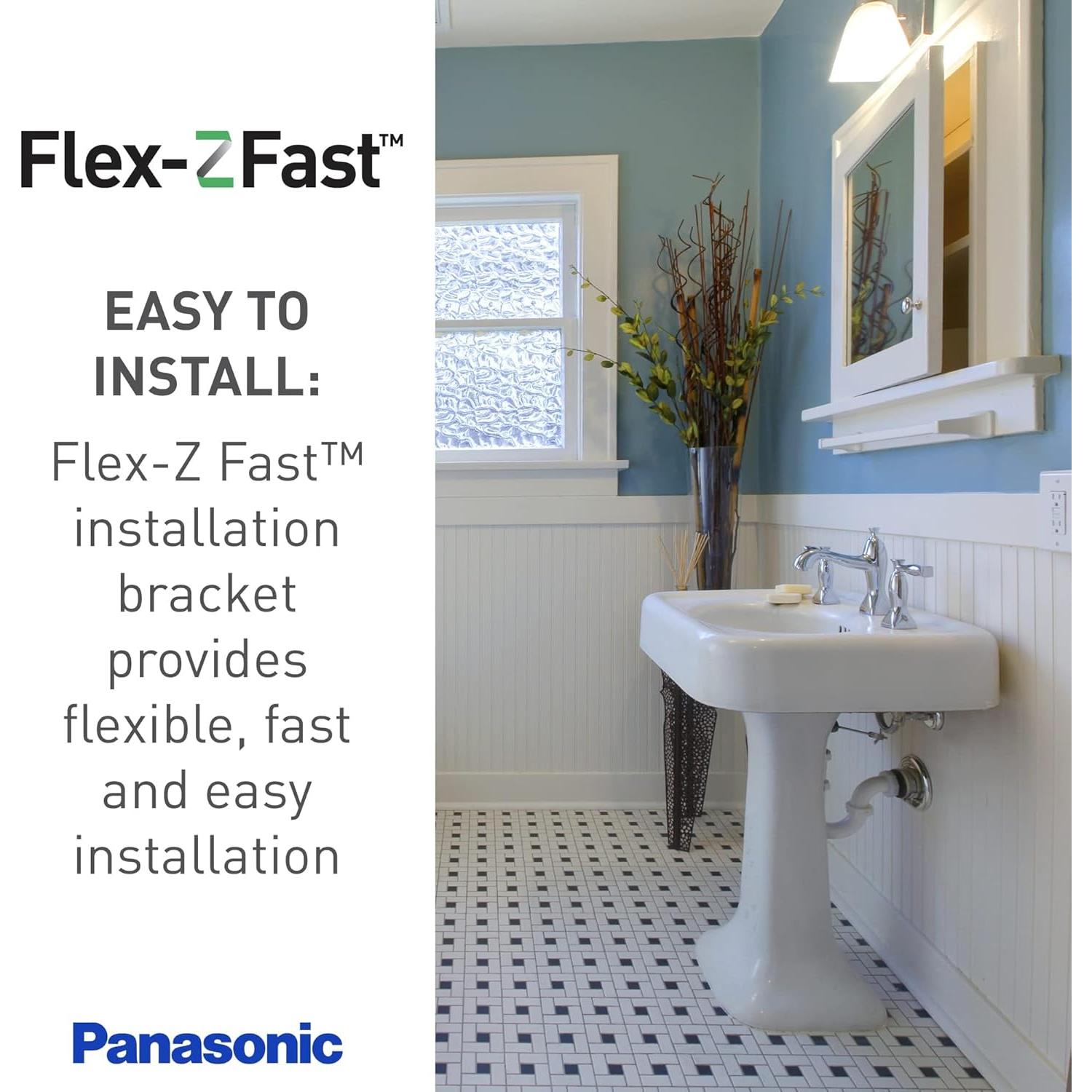 Ventilador de Extracción para Baño Panasonic FV-0511VQL1 con Luz LED 110 CFM