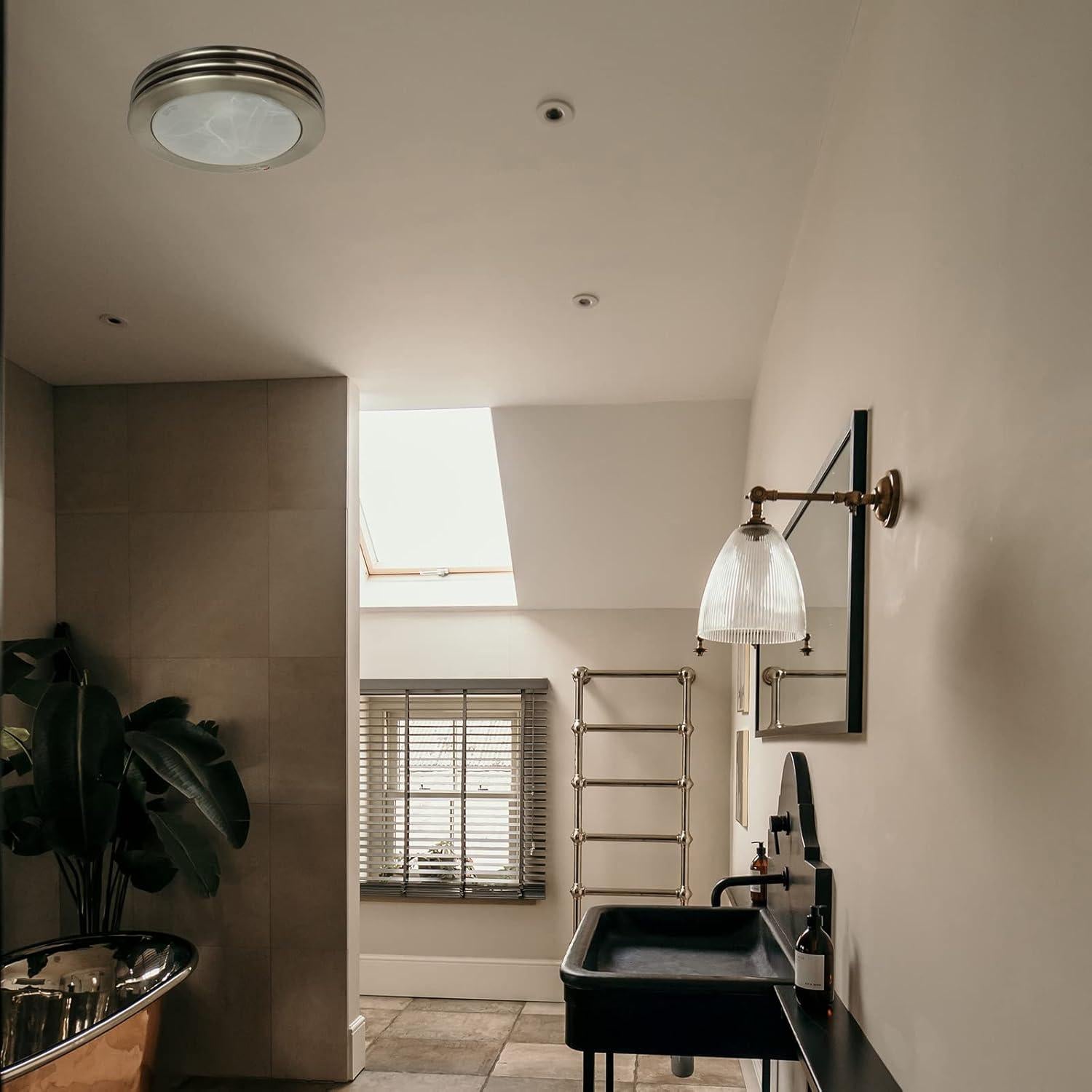 Ventilador de Baño Akicon BPT14-80CL Ultra Silencioso 80 CFM