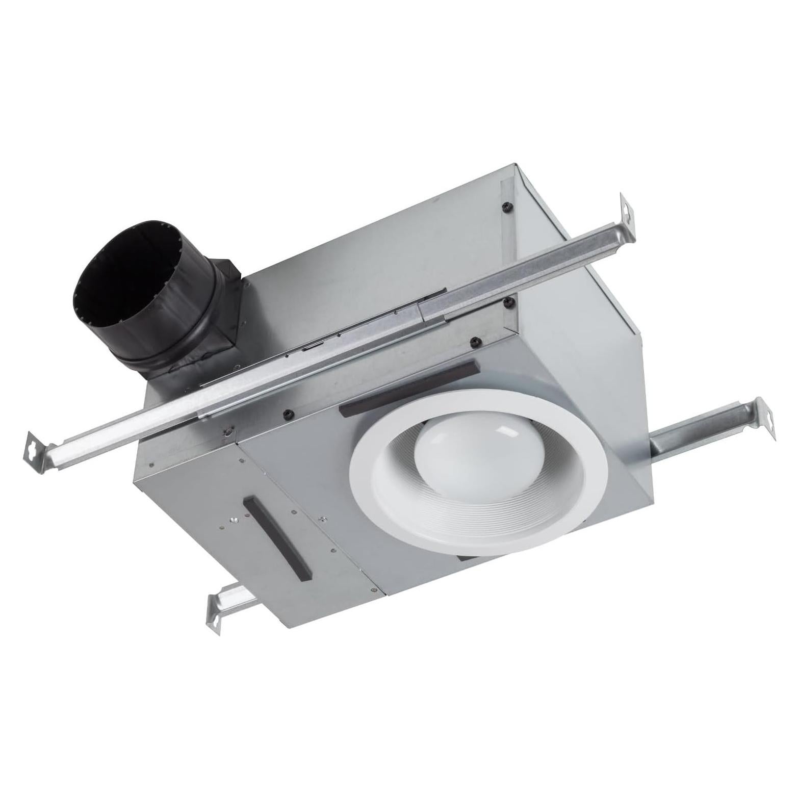 Broan-NuTone 744 Recessed Light Ventilation Fan, 70 CFM, 1.5 Sones, White