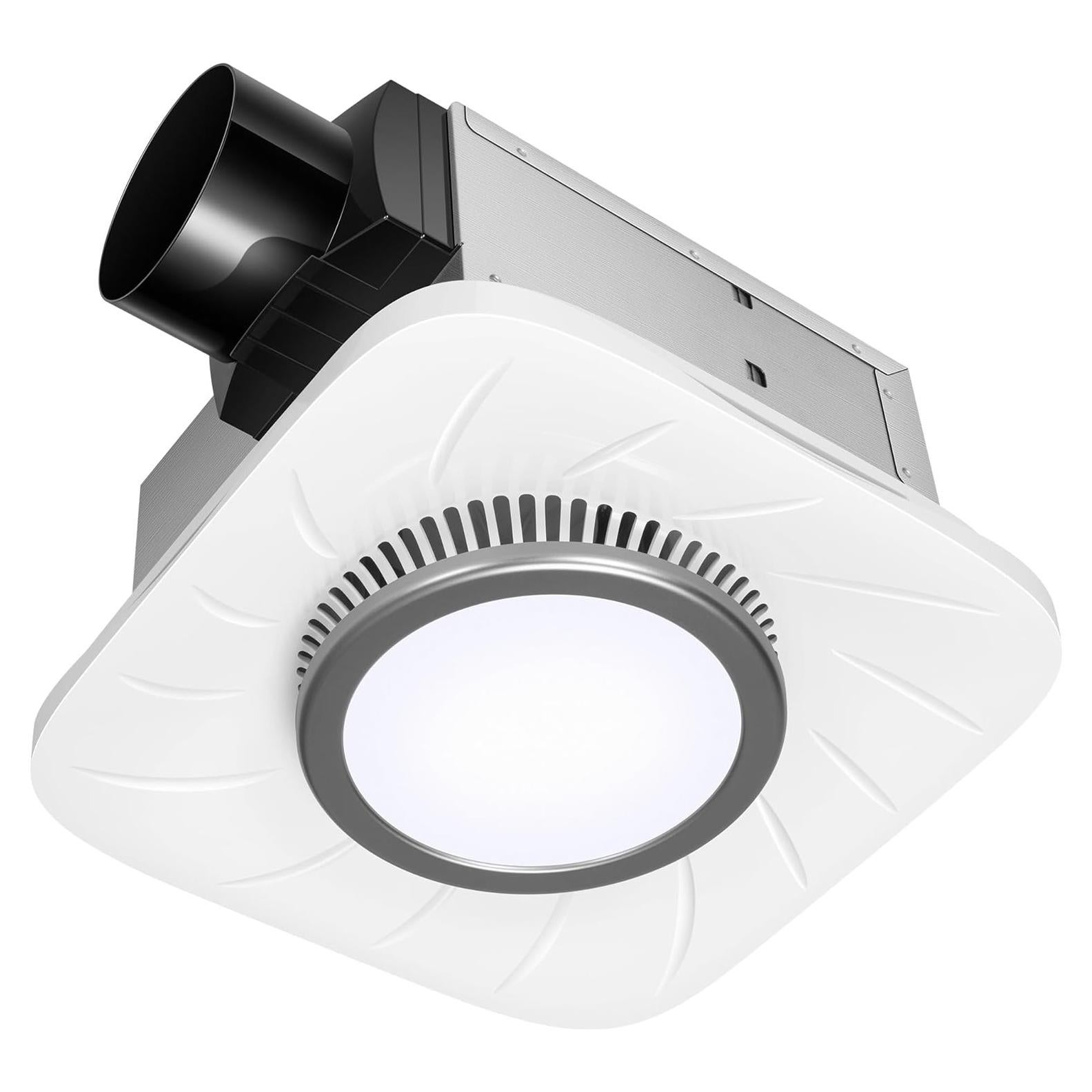 Ventilador de Baño VIVOHOME 110 CFM con Luz LED 6000K