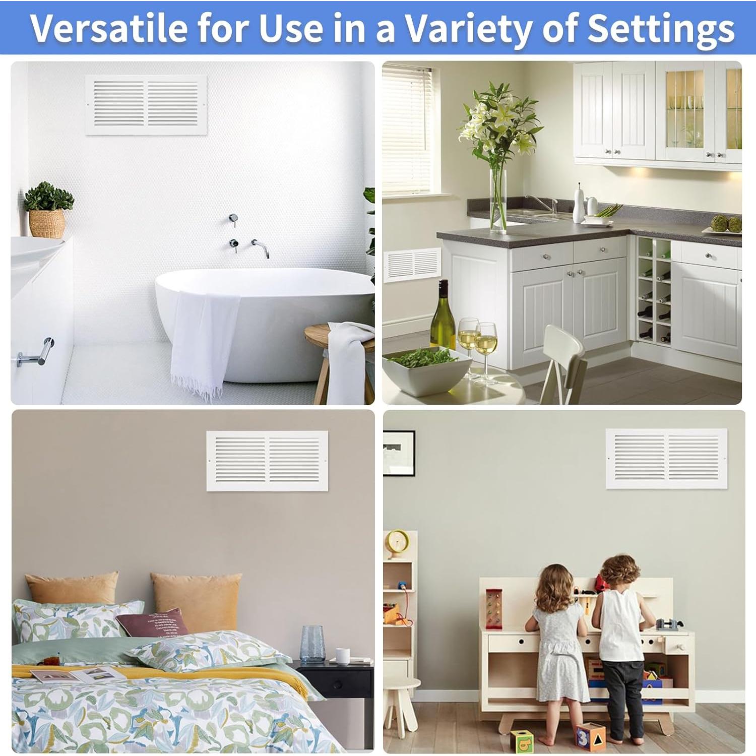 Rejilla de Aire de Retorno Howeall 14x6 Pared y Techo