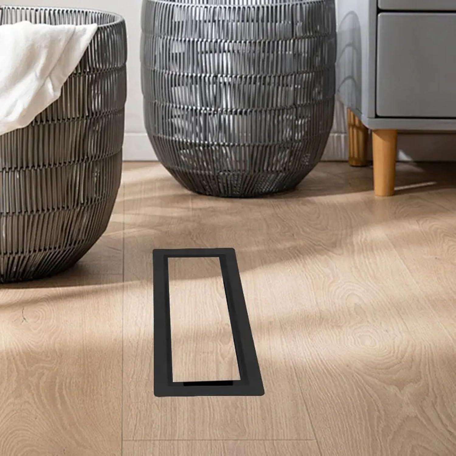 Rejilla de Piso 10x25 cm NeuForm Acero Negro Ventilación