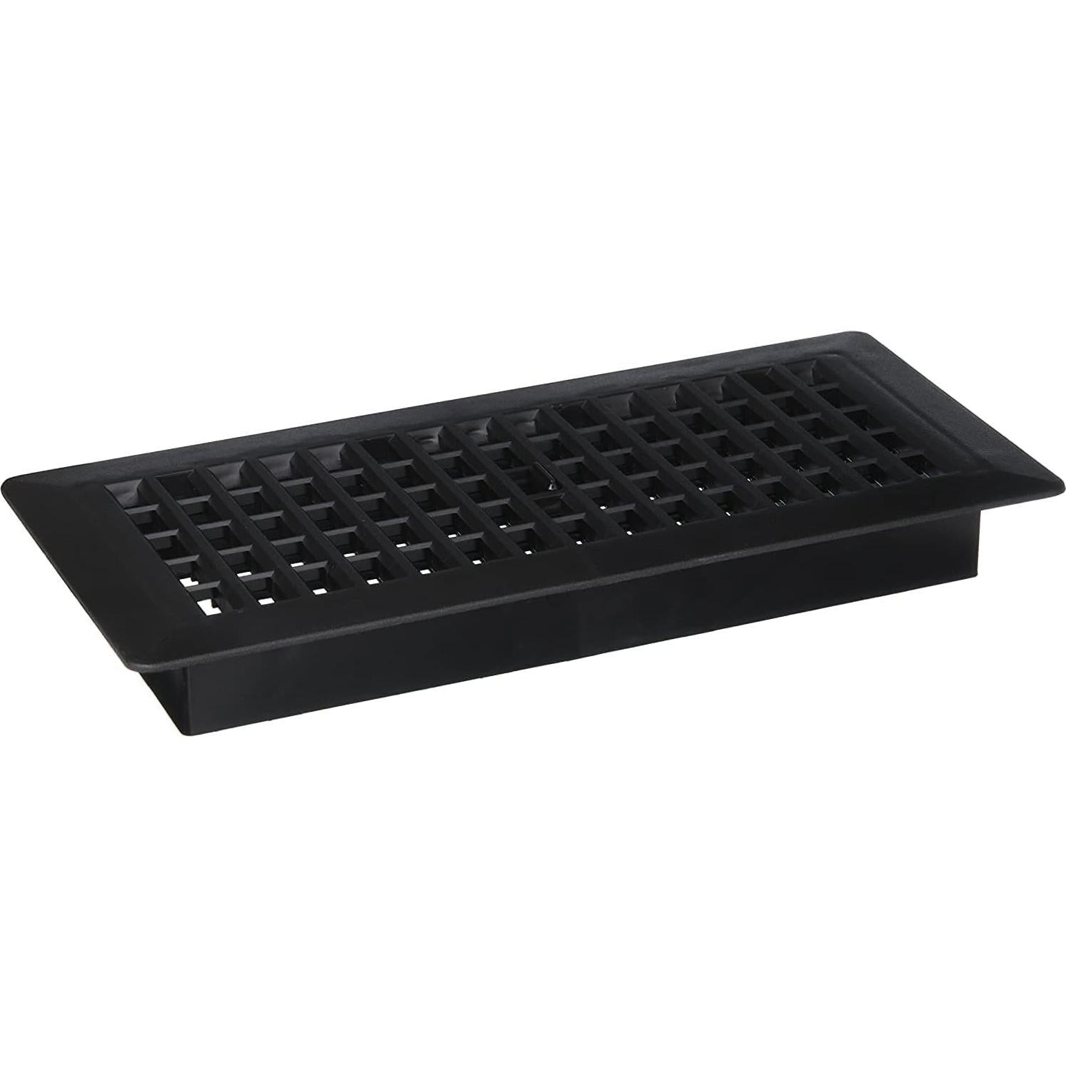 Rejilla de Piso de Plástico Decor Grates PL410-BLK 10x25 cm Negra