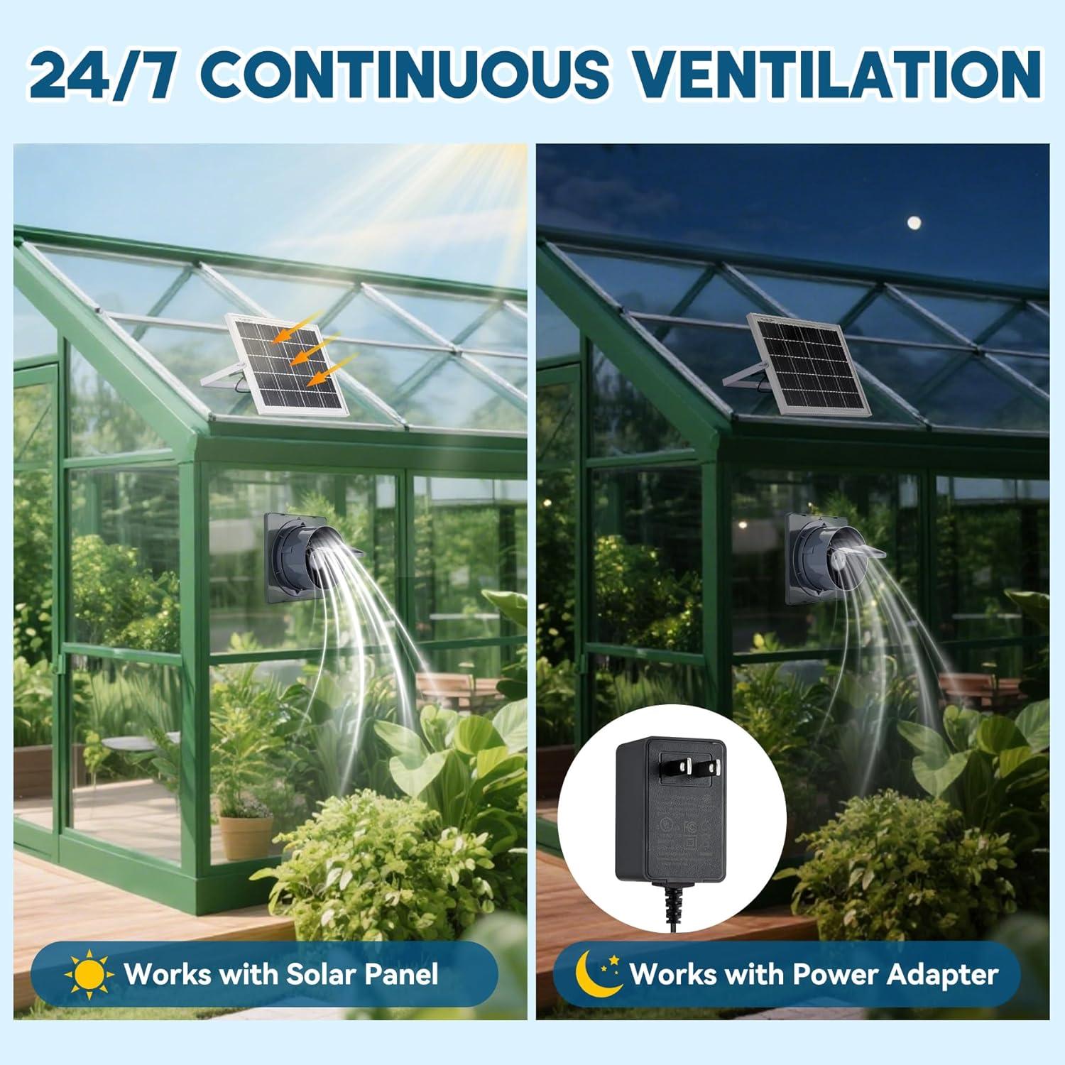 Ventilador de Escape Solar Prozilon A8 25W 430 CFM 8"