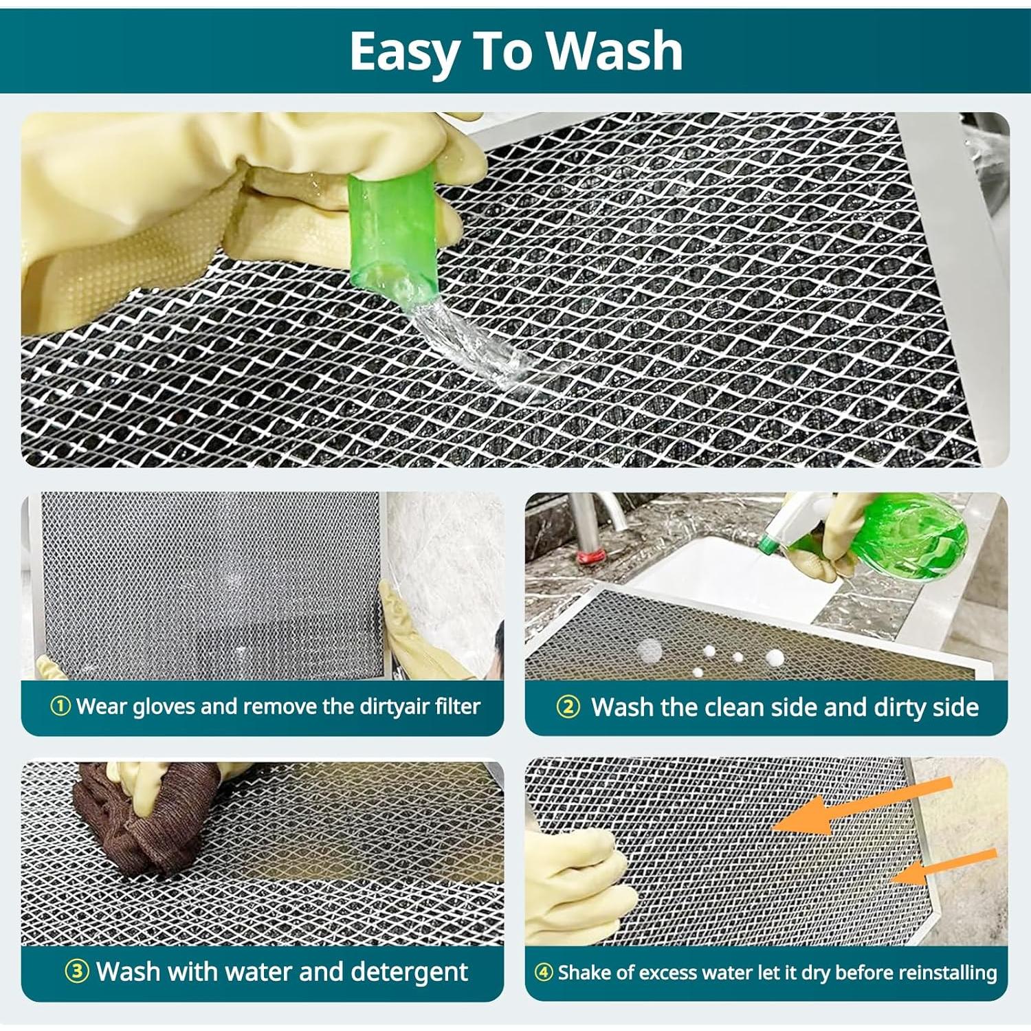 Filtro de Aire Torjim 61x61x2.54 cm MERV8 Lavable Reutilizable