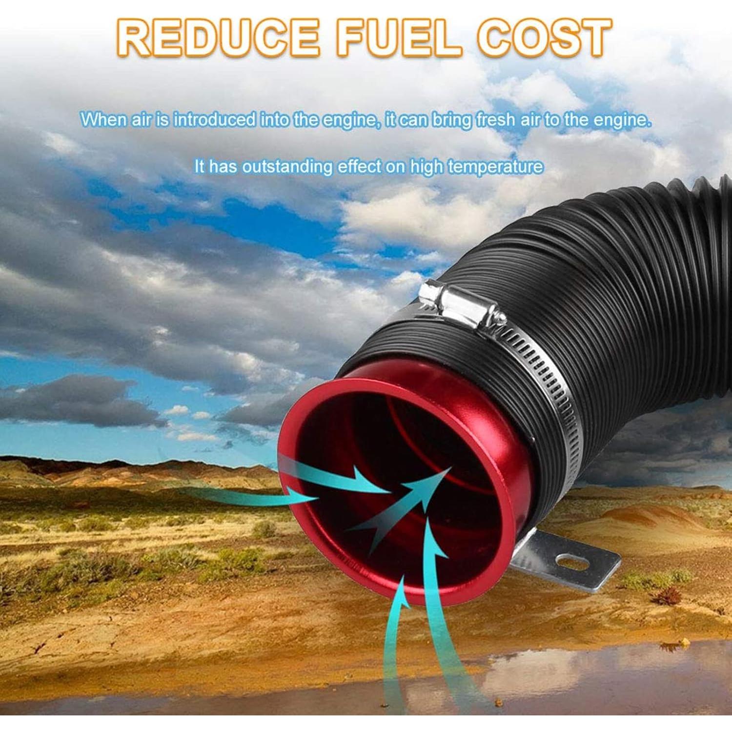 Manguera de Admisión Flexible 76mm Sporacingrts Plateada