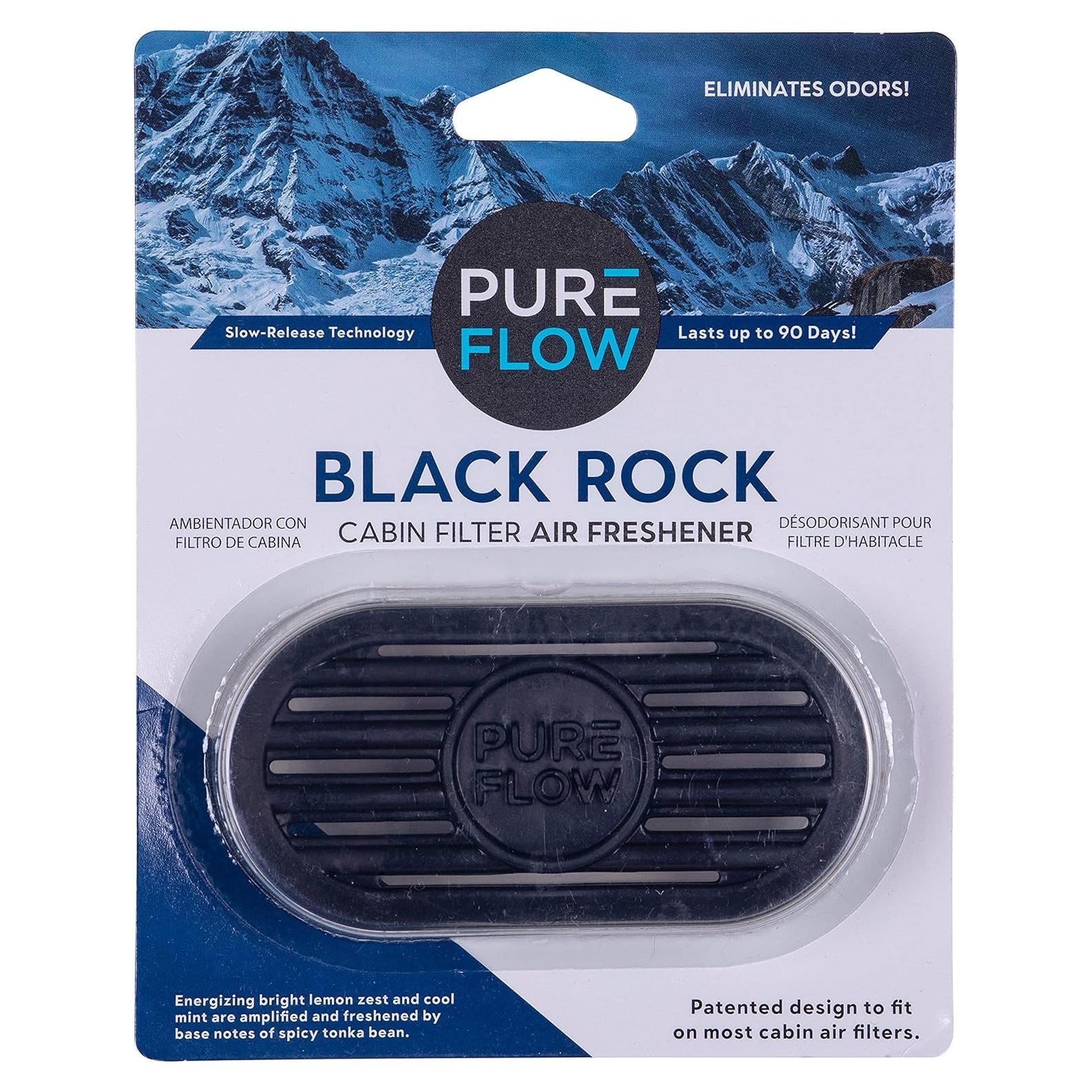 Ambientador de Aire Pureflow Roca Negra para Filtro de Cabina