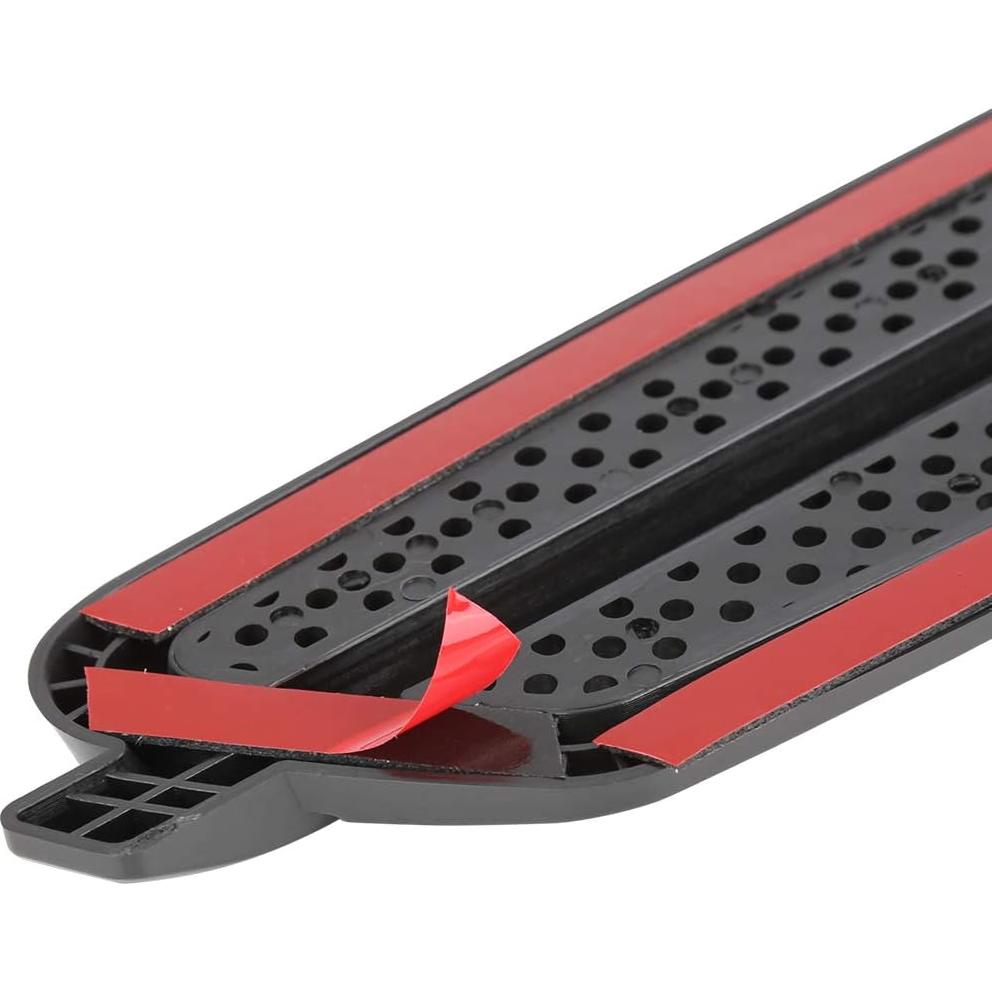 Cubierta de Flujo de Aire X AUTOHAUX 2 Piezas Negro