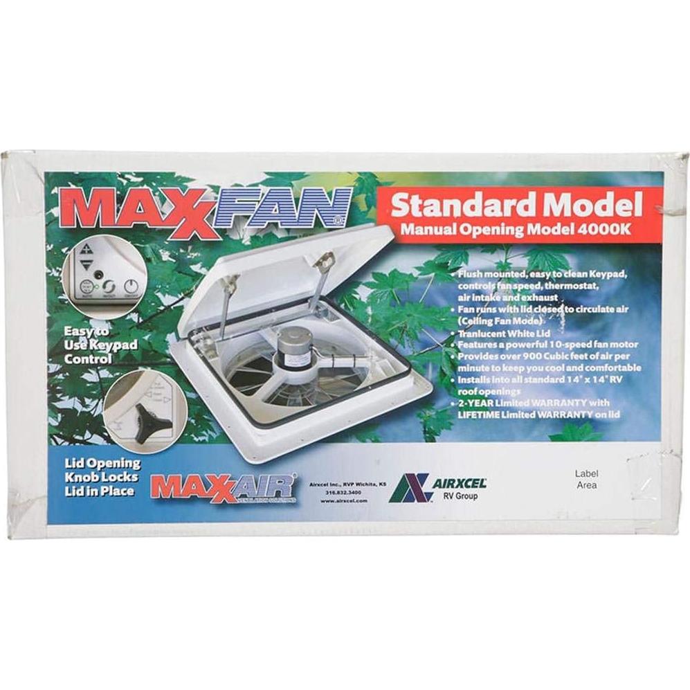 Ventilador de Techo Maxxair Maxxfan Plus 12V Blanco 10 Velocidades