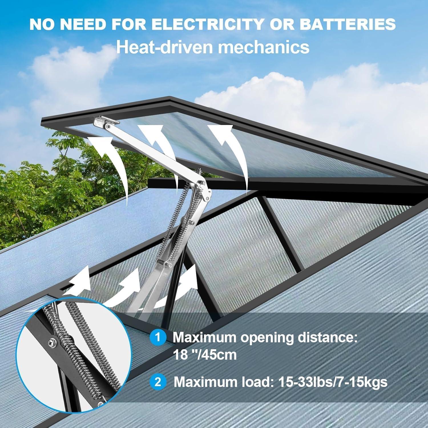 Abridor de Ventana Automático DURINGUSES 100kg Energía Solar