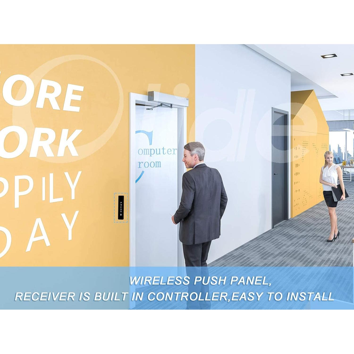 Abridor Automático de Puerta de Swing Olide-120B Inalámbrico