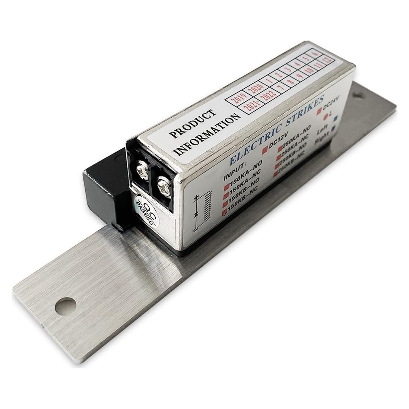 Cerradura eléctrica de golpe Olideauto, acero inoxidable 250kg