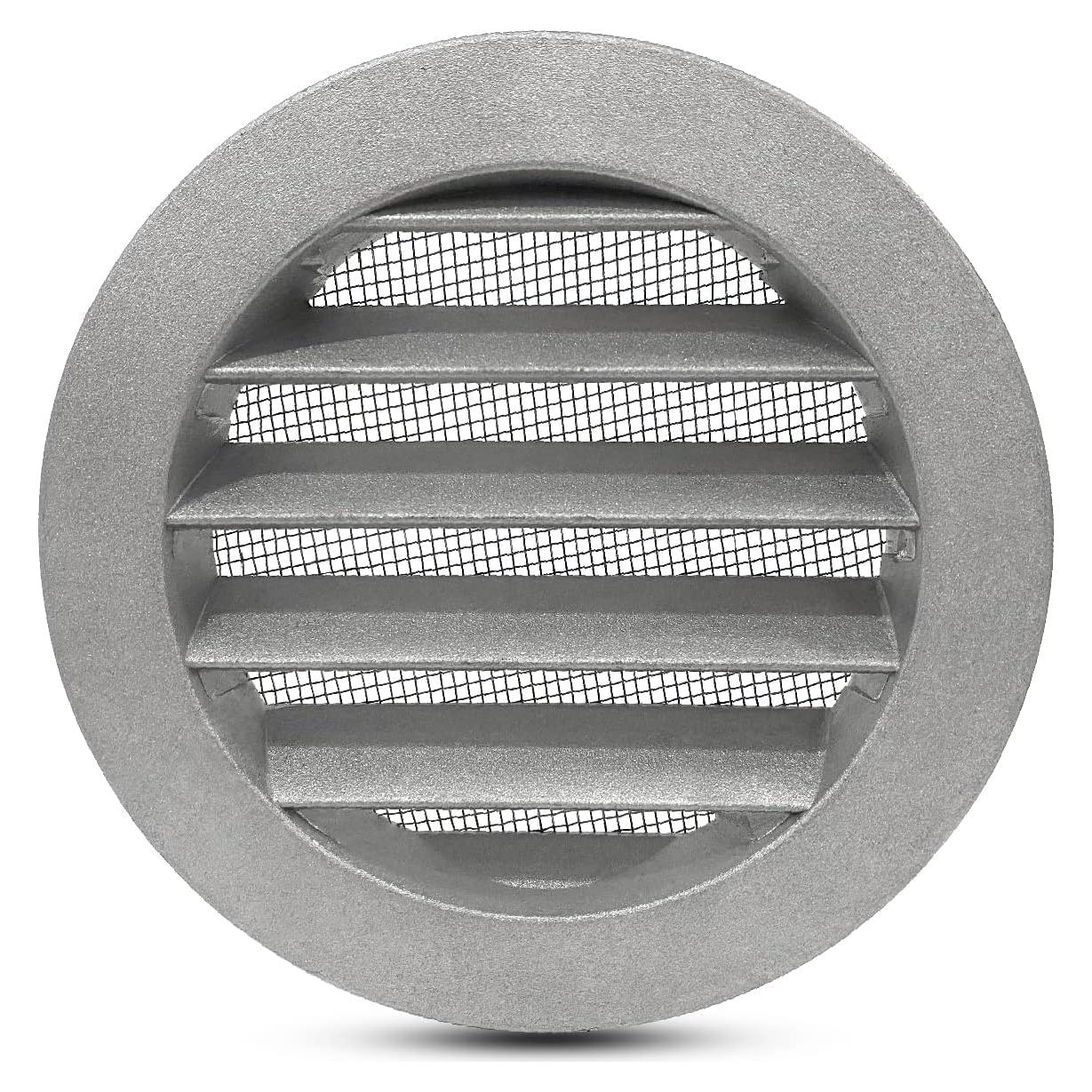 Rejilla de Ventilación Redonda FRESH SPEED 15.24 cm Gris