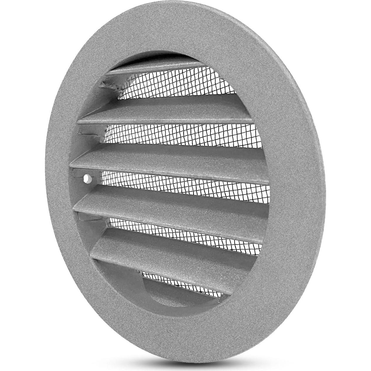 Rejilla de Ventilación Redonda FRESH SPEED 15.24 cm Gris