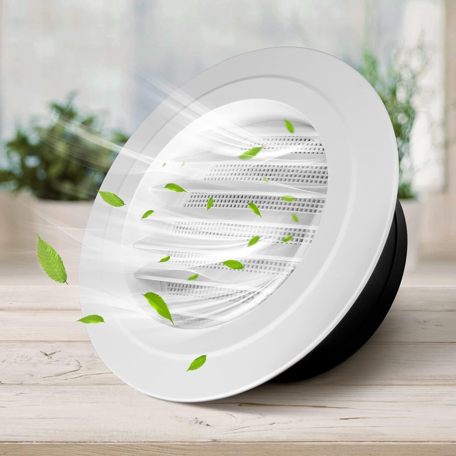 Ventilación Redonda ABS iPower 10.2 cm con Rejilla y Malla