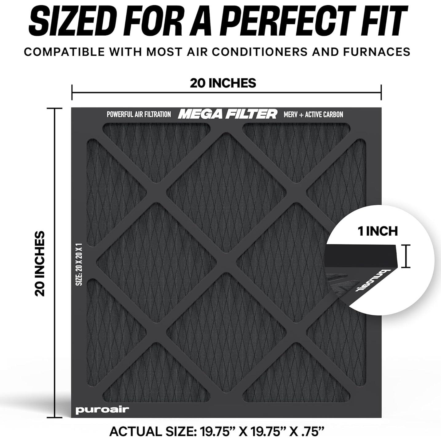 Filtro de Aire PuroAir MERV 13 20x20x1 - 2 Paquetes