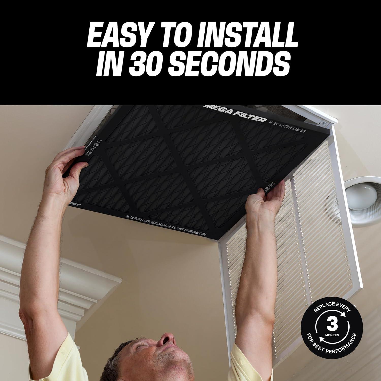 Filtro de Aire PuroAir MERV 13 20x20x1 - 2 Paquetes