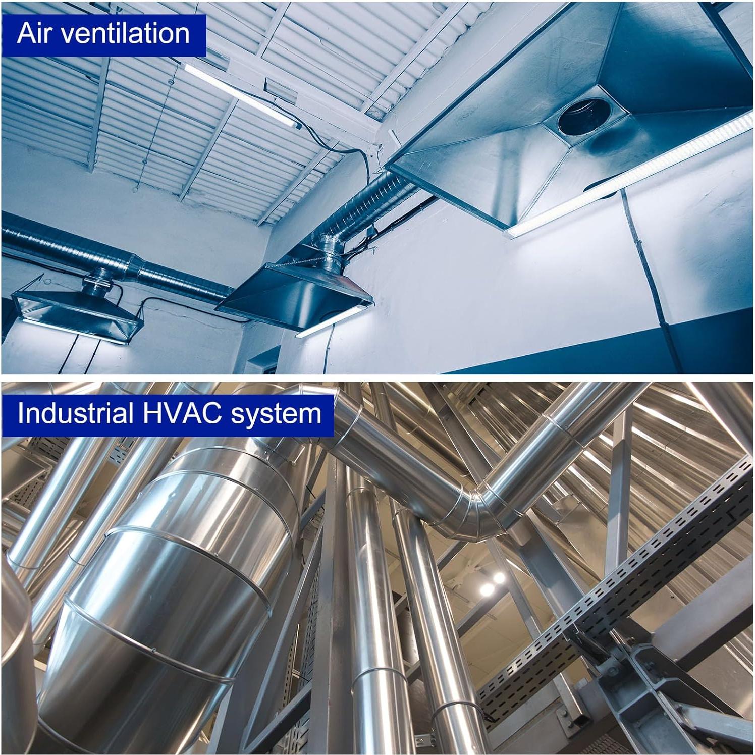 Válvula de Retorno de Aire Manual PATIKIL 20 cm para HVAC