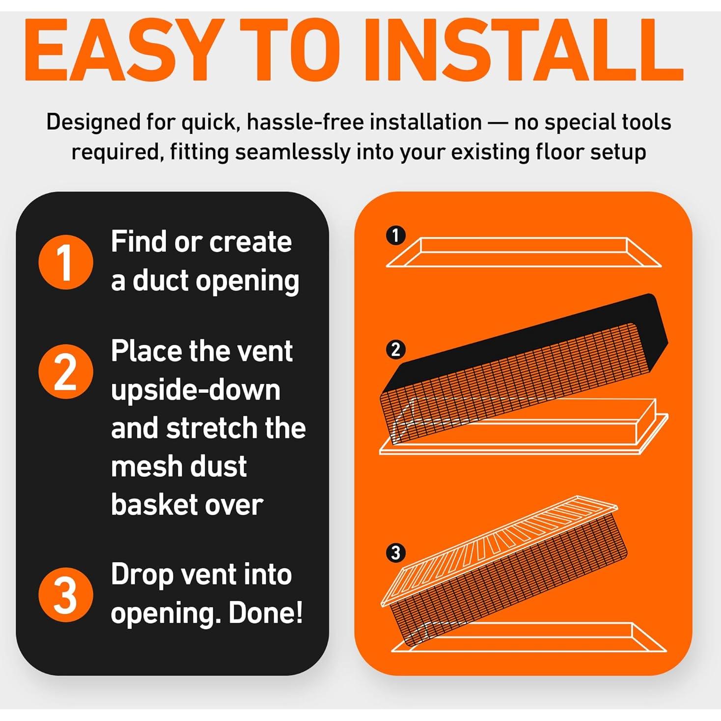 Cubierta de Ventilación de Piso Home Intuition 4x12 Bronce