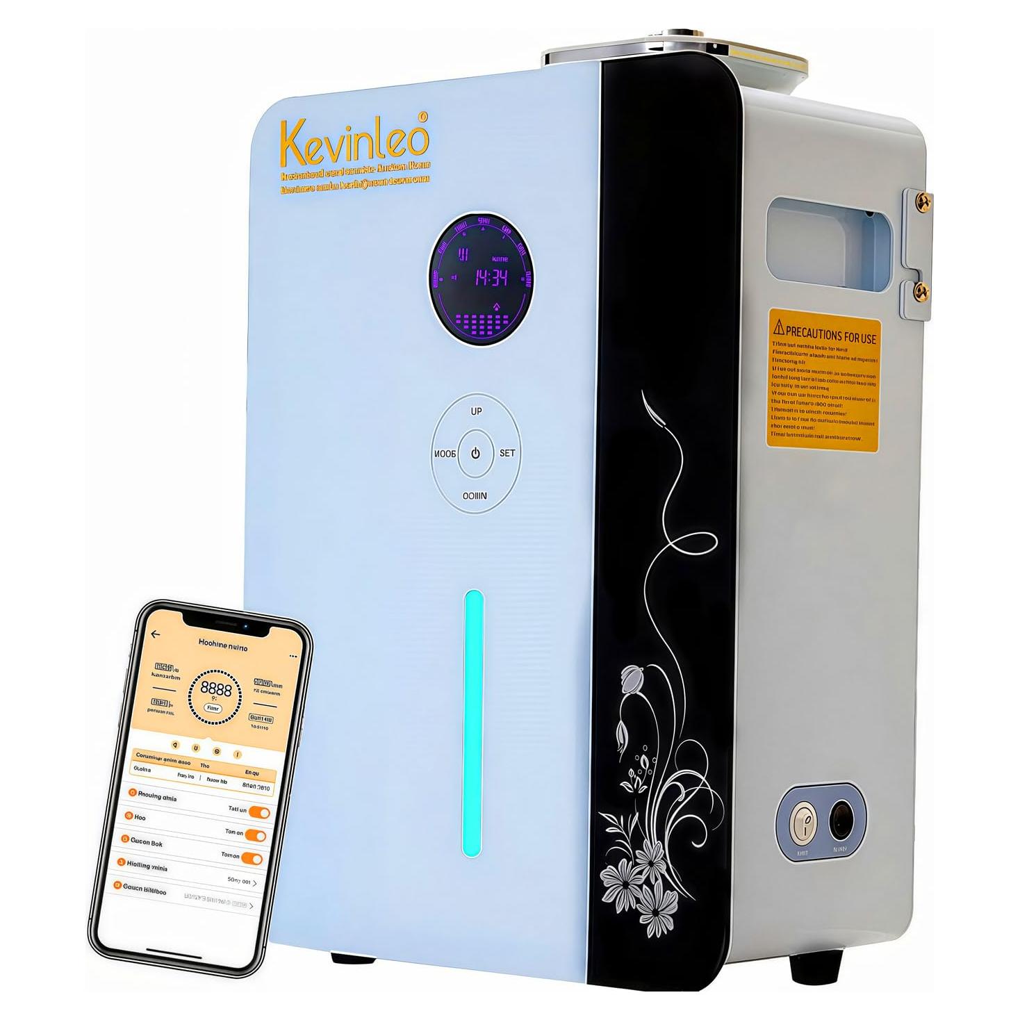 Difusor de Aroma Frío Kevinleo 800ml para Espacios Grandes