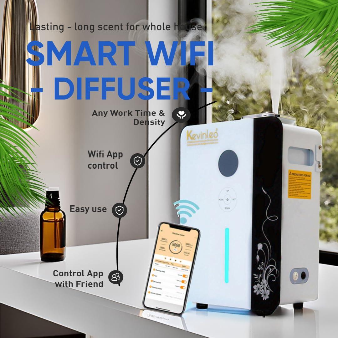 Difusor de Aroma Frío Kevinleo 800ml para Espacios Grandes