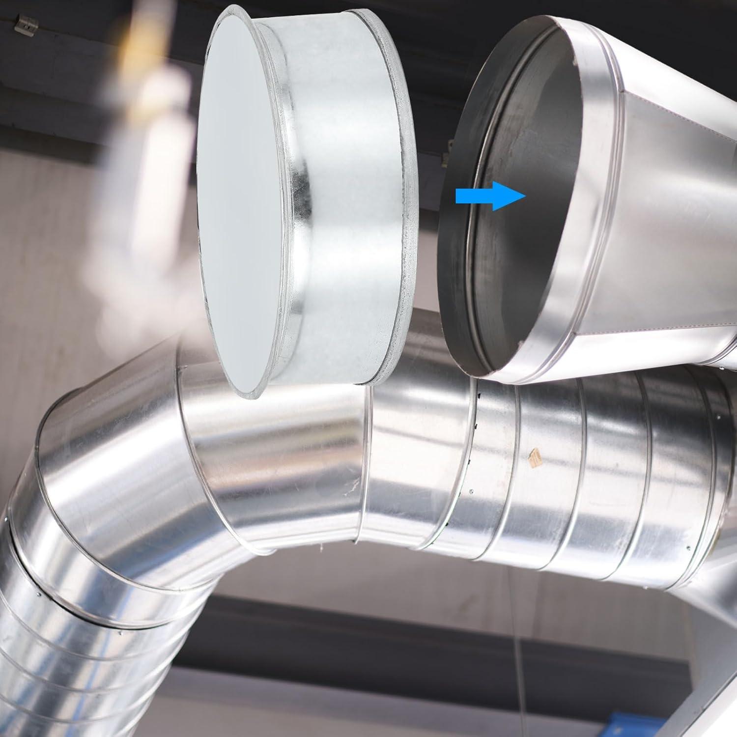 Tapón de Tee de Metal PATIKIL 125mm con Junta de Goma