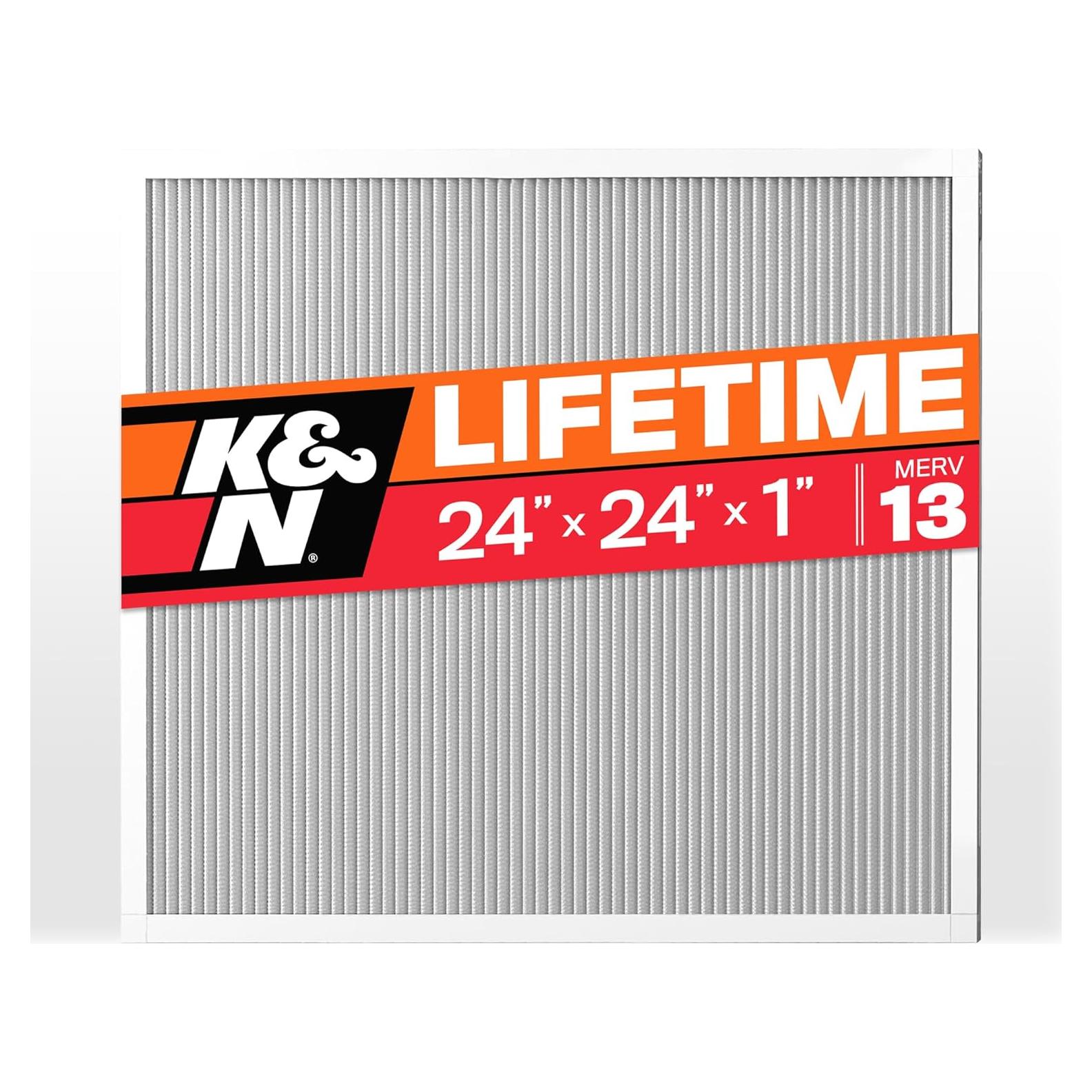 Filtro de Aire HVAC K&N 59.4x59.4 cm Lavable Merv 13