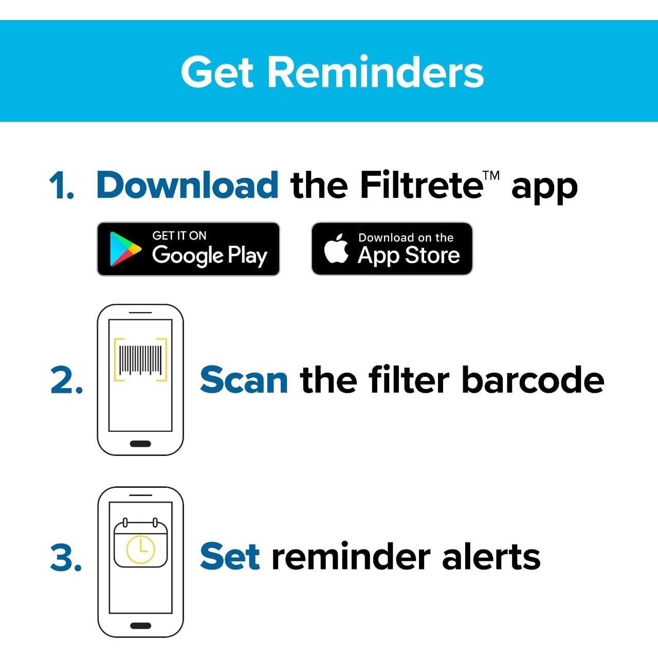 Filtro de Aire Plisado 3M Filtrete 20x20x1 MPR 2800 MERV 14