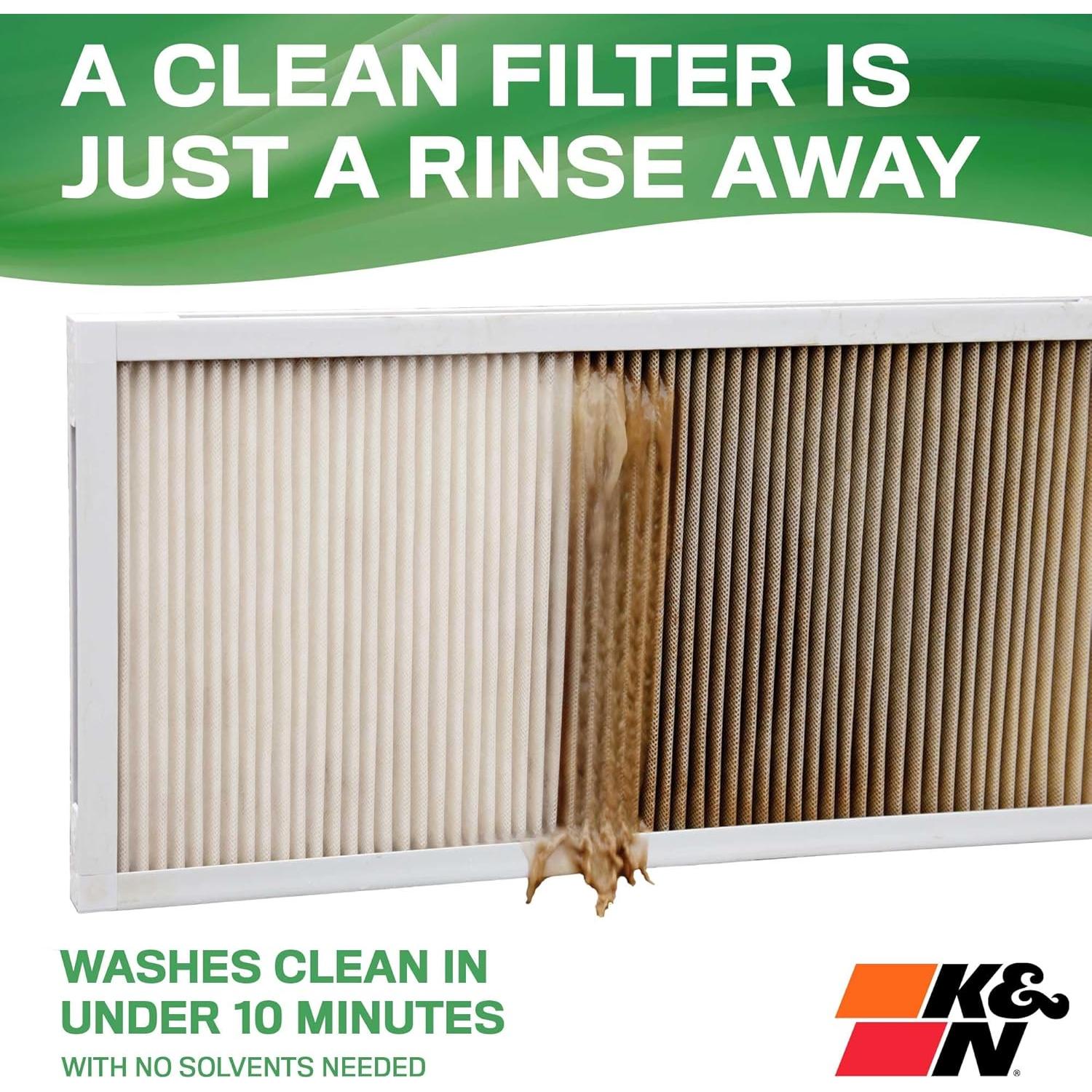 Filtro de Aire HVAC K&N 49.5x49.5 cm Lavable Merv 13