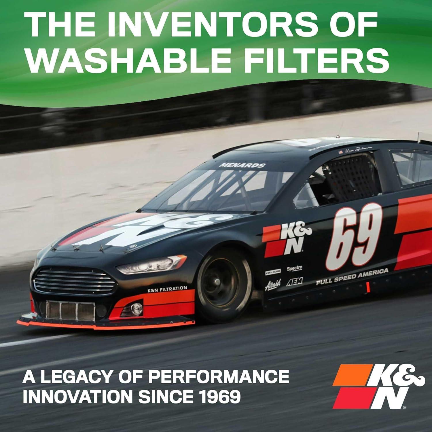 Filtro de Aire HVAC K&N 49.5x49.5 cm Lavable Merv 13